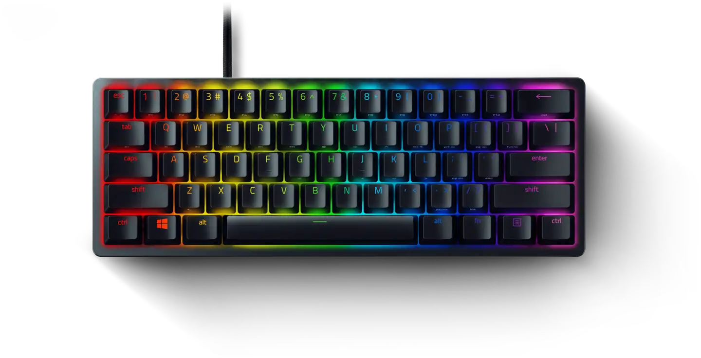 Razer Huntsman mini 60% clicky pelinäppäimistö - 1
