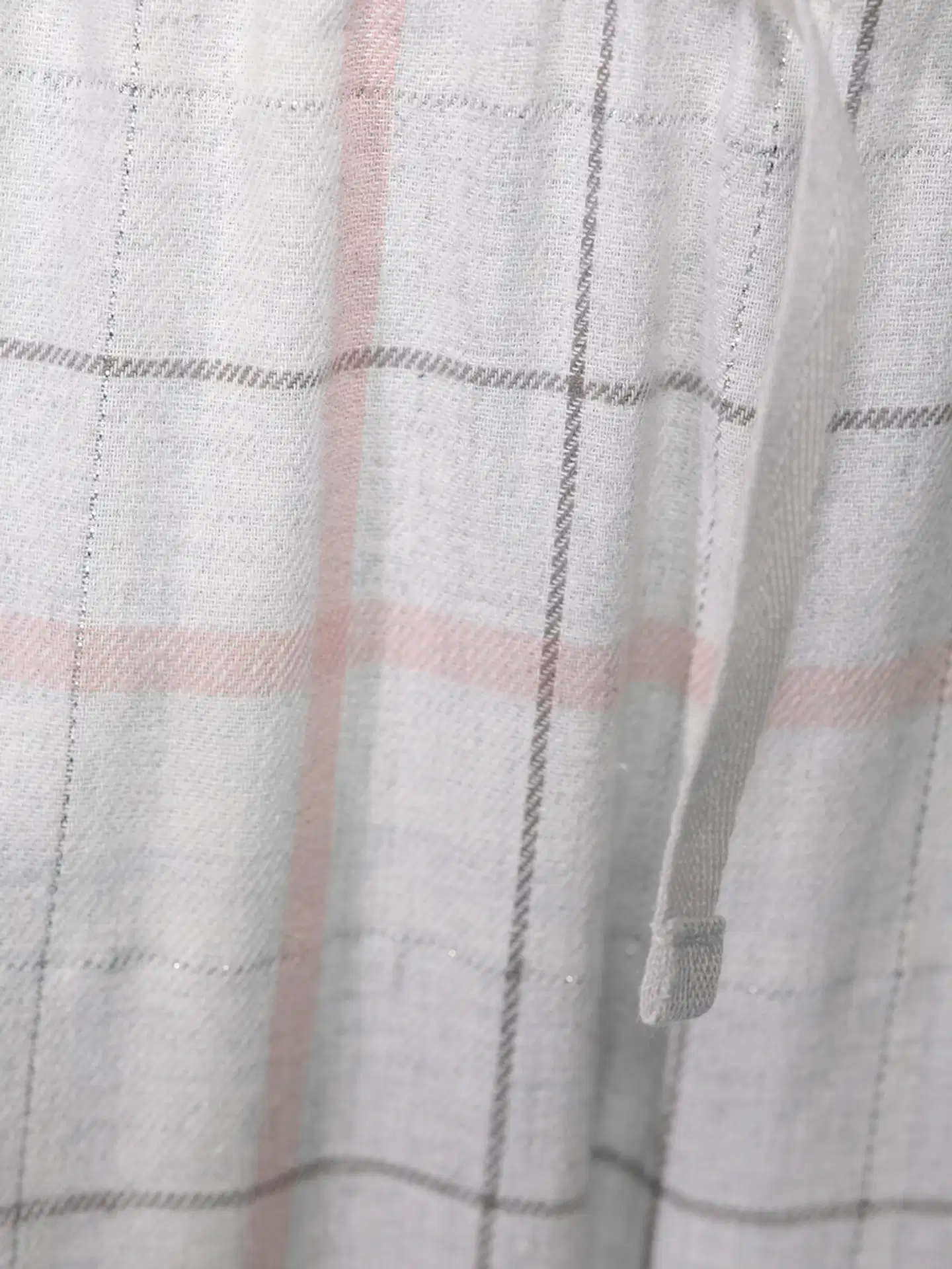 Actuelle naisten flanelliyöhousut 212A382609 - Beige check - 5