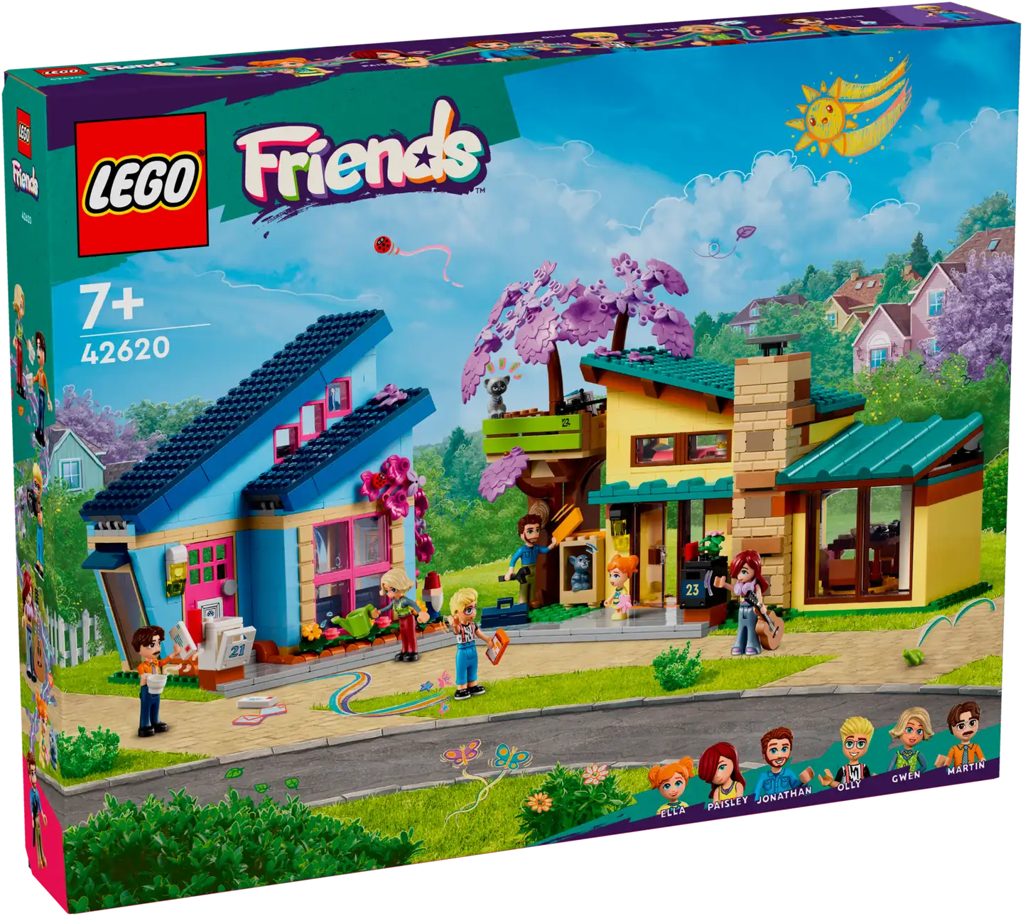 LEGO Friends 42620 Ollyn ja Paisleyn talot - 1