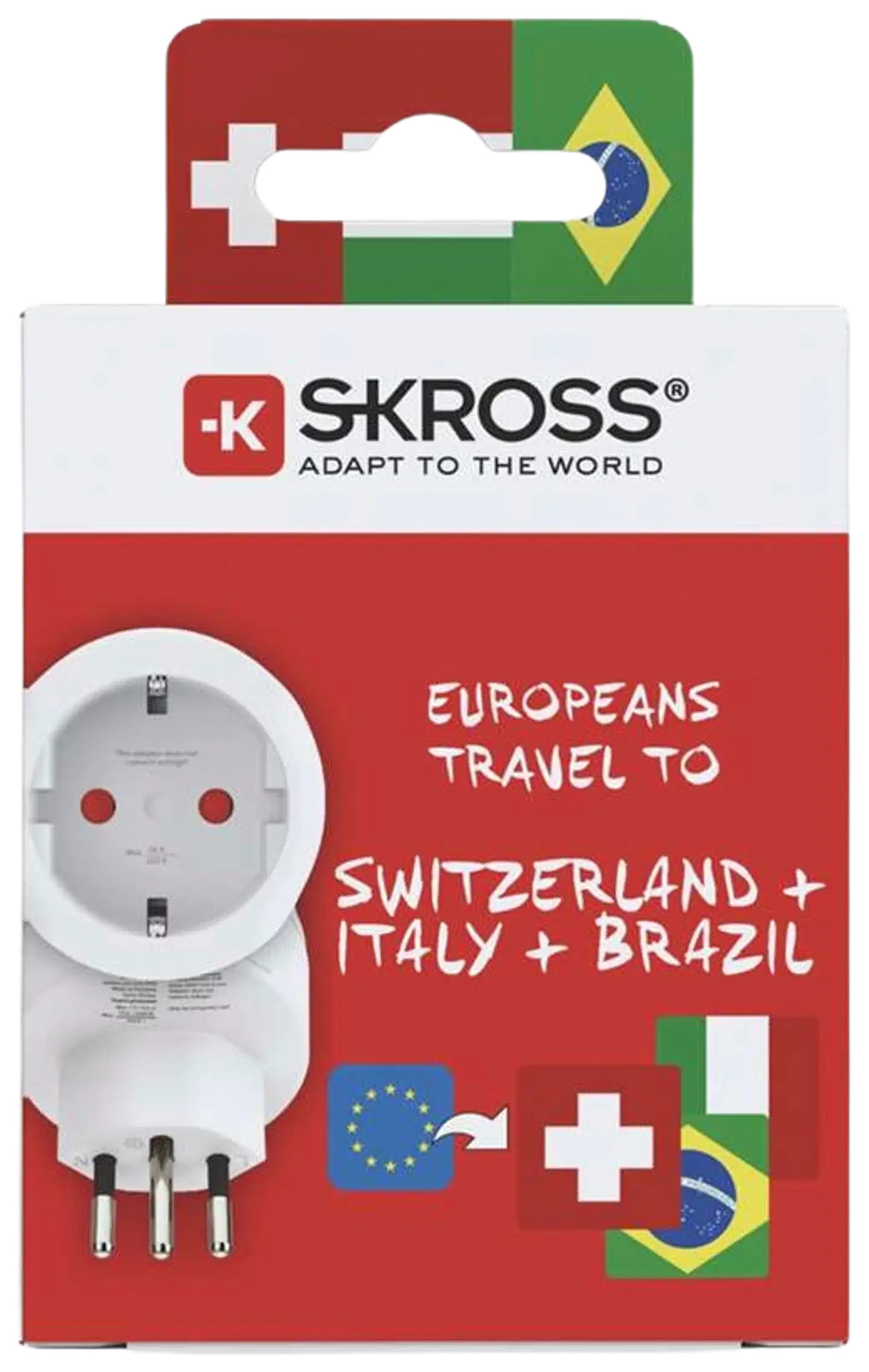 Skross Euro-Sveitsi+Italia+Brasilia - 6