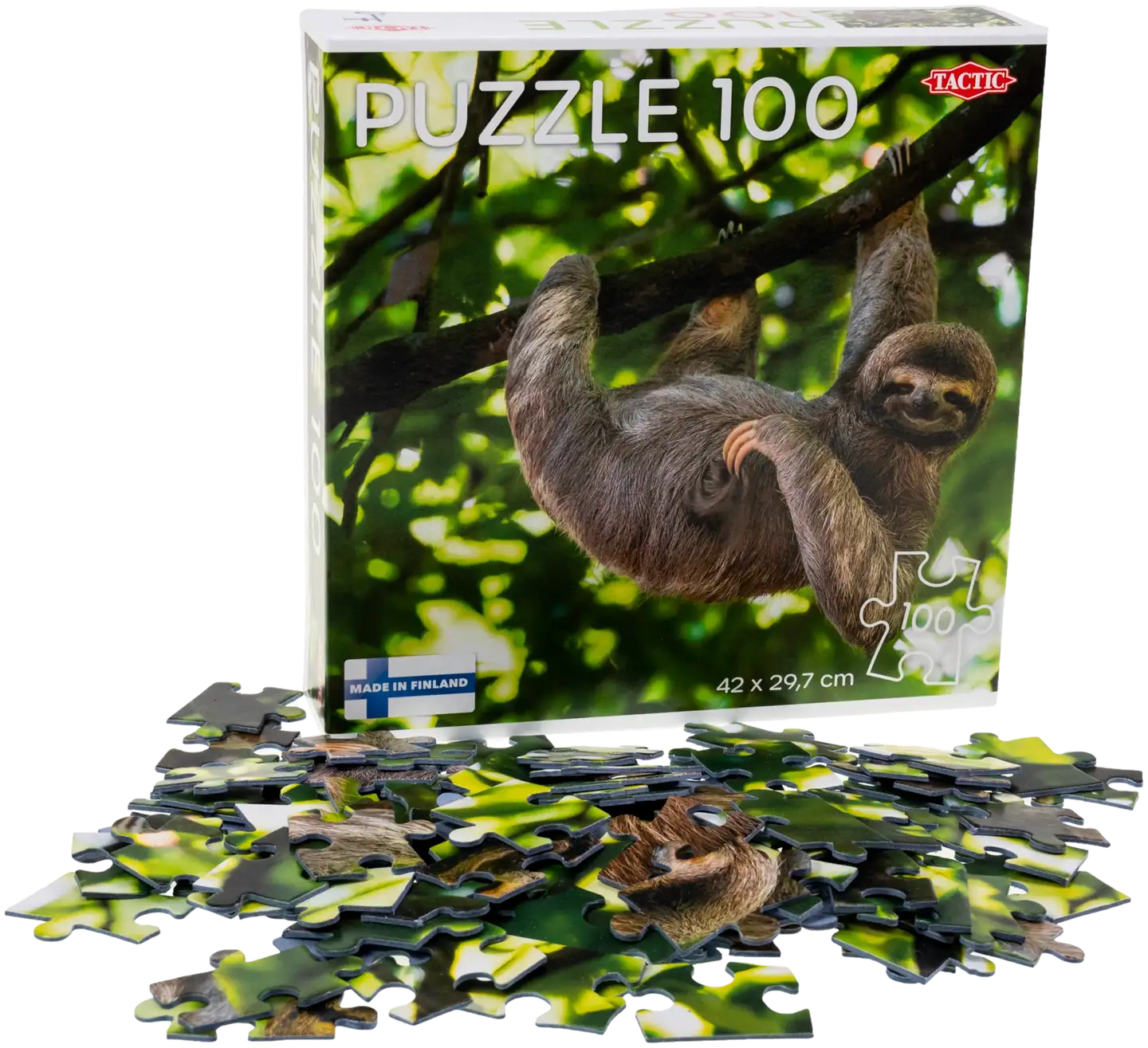 Tactic palapeli Sloth Hanging on Tree 100 palaa - 2