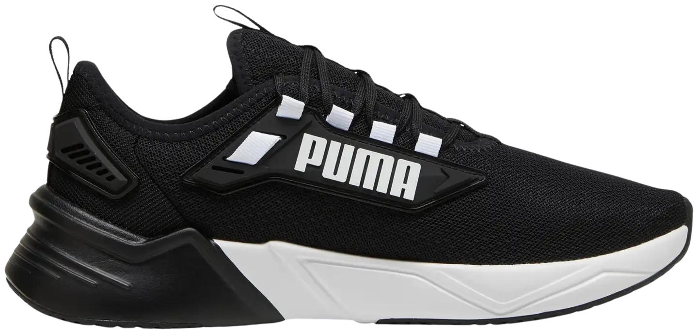 Puma miesten vapaa-ajan lenkkari Retaliate 3 Black - Black/white - 2