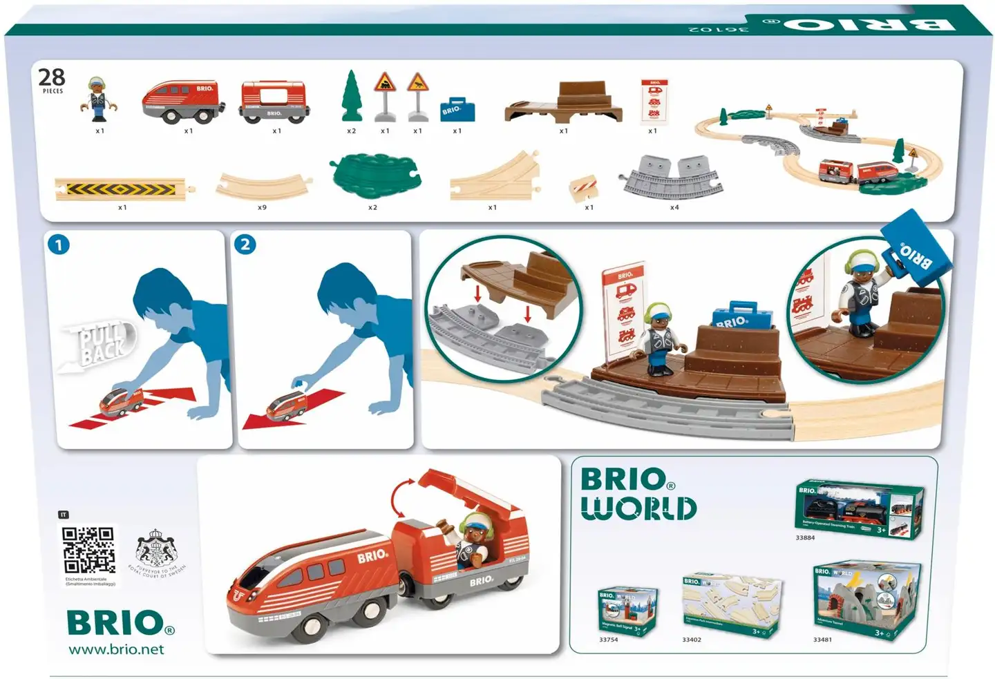 BRIO Pull Back -junasetti - 3