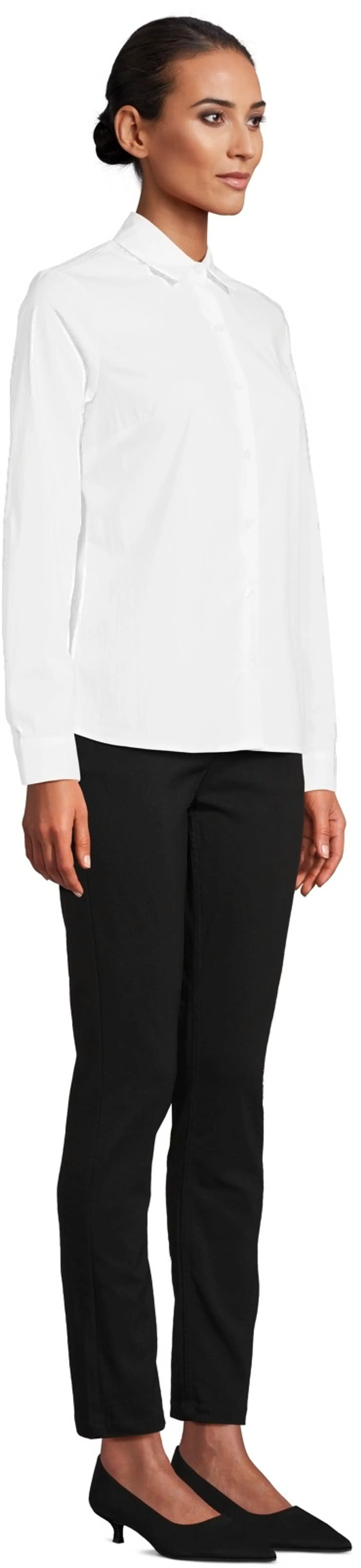 London Fog naisten kangaspaita Cece - Bright white - 4