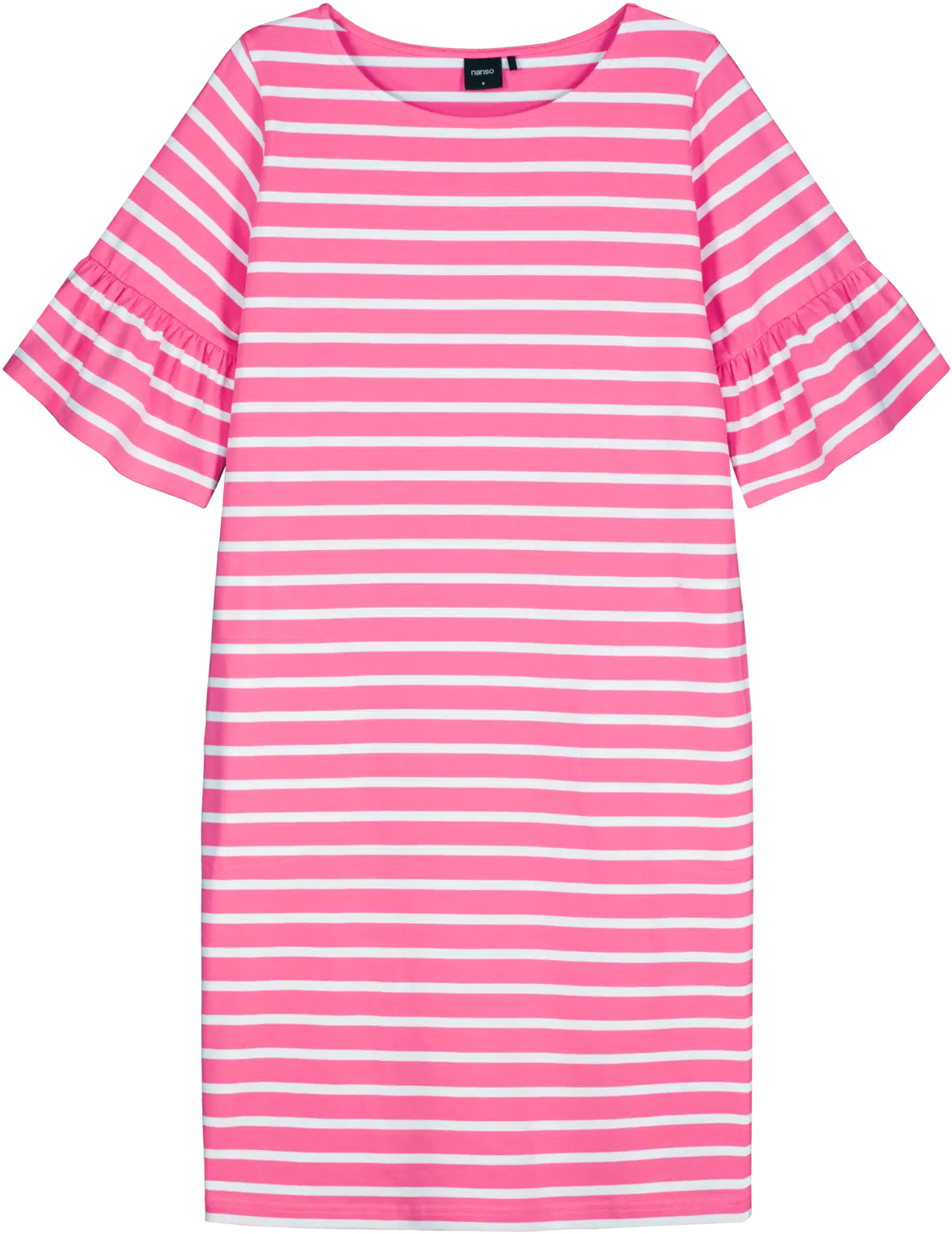 Nanso naisten mekko Raita - Pinkki