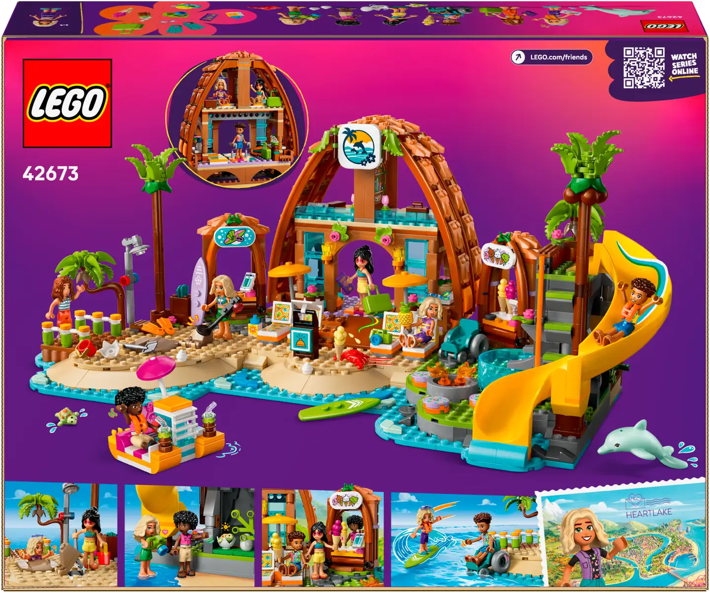 LEGO® Friends 42673 Koko perheen lomakohde meren rannalla - 3