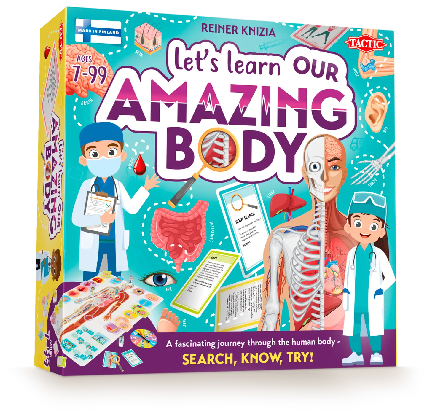 Tactic lautapeli Let's learn Our Amazing Body englanninkielinen - 1