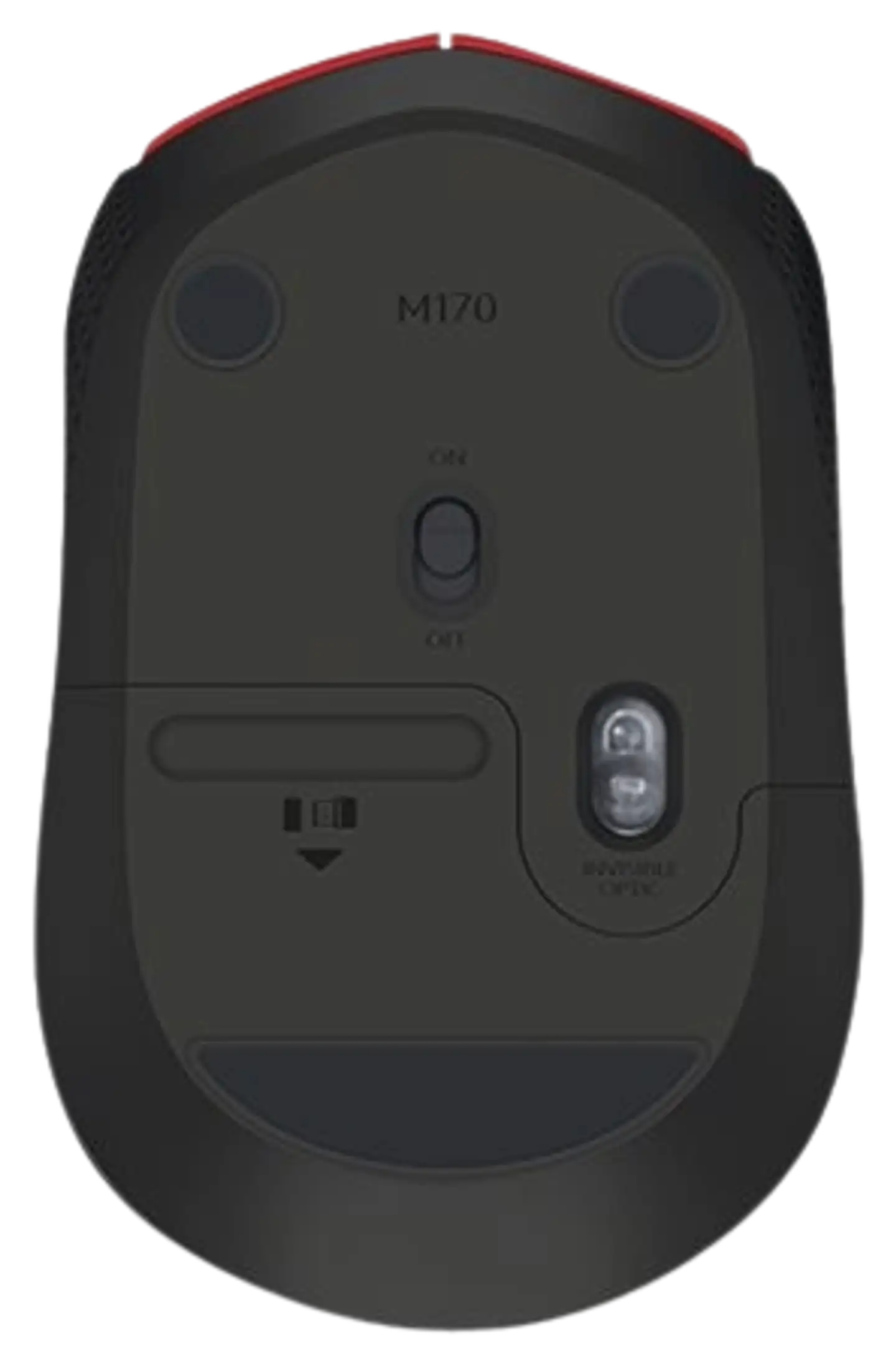 Logitech langaton hiiri M171 punainen - 4
