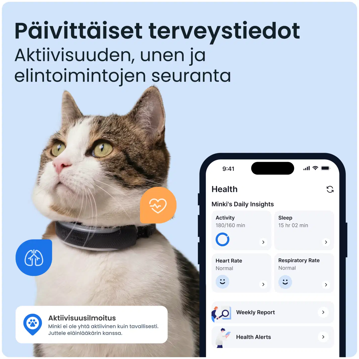 Tractive CAT 6 Mini – GPS -paikannuslaite - 5