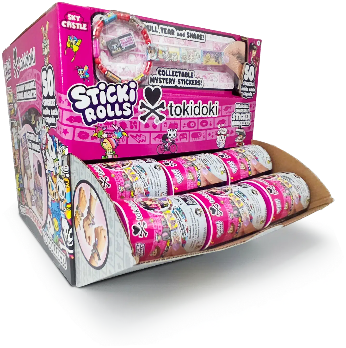 Sticki Rolls Tokidoki Tarrarannekoru Yllätyspakkaus 50 tarraa - 8