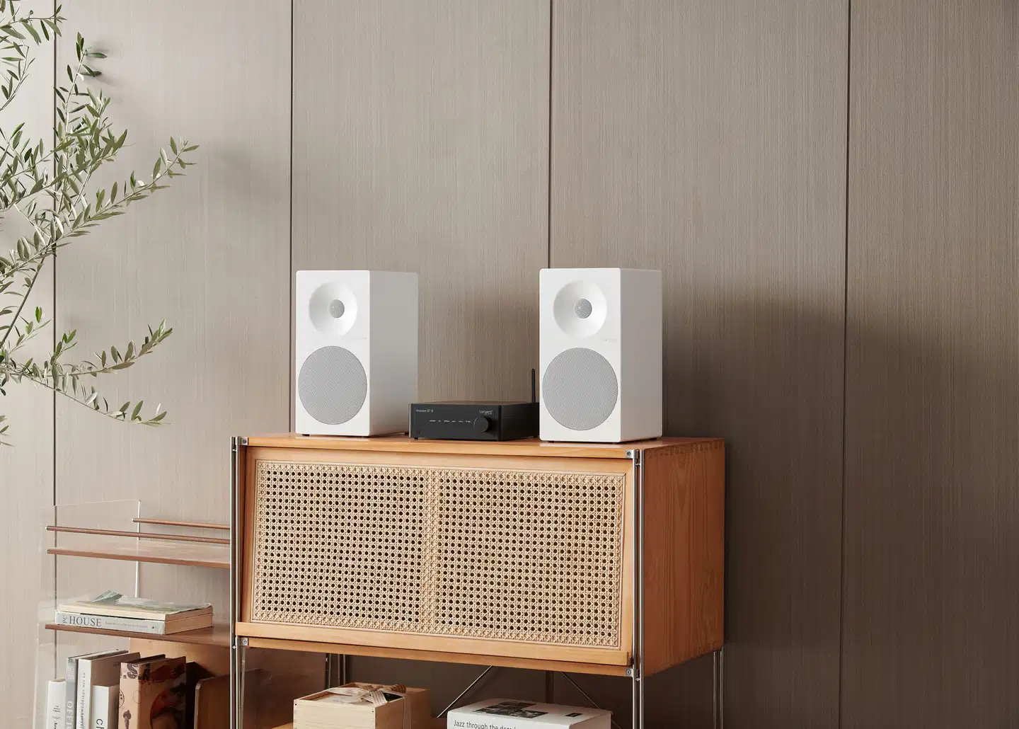 Tangent hyllykaiutinpari spectrum x4 valkoinen - 6