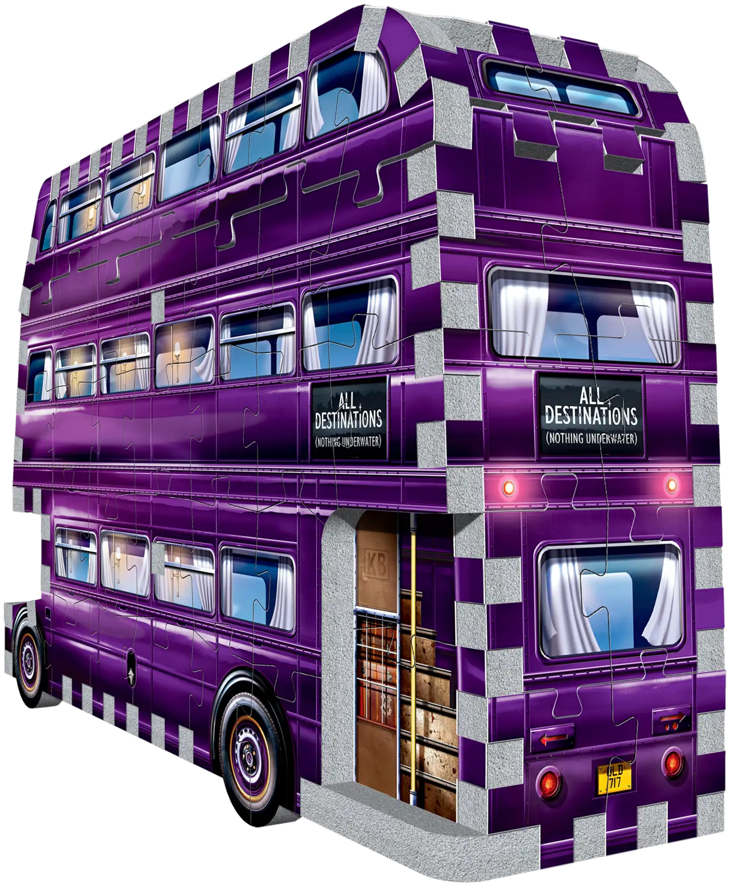 Wrebbit Harry Potter Knight Bus mini 3D-palapeli - 6