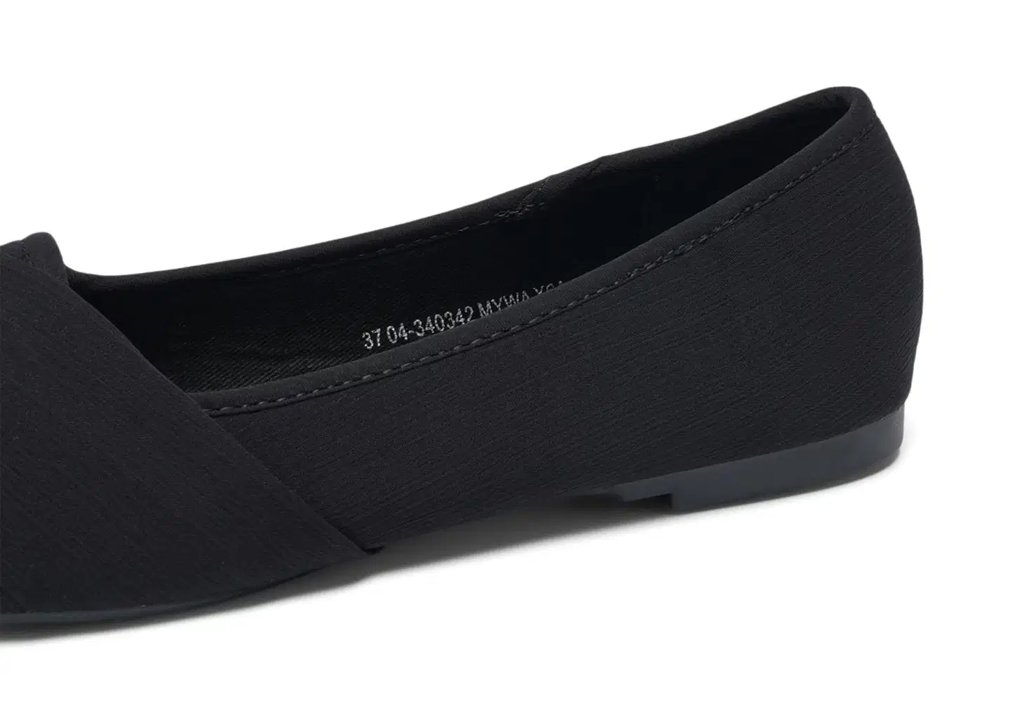 XIT naisten ballerinat Menorca - BLACK - 5