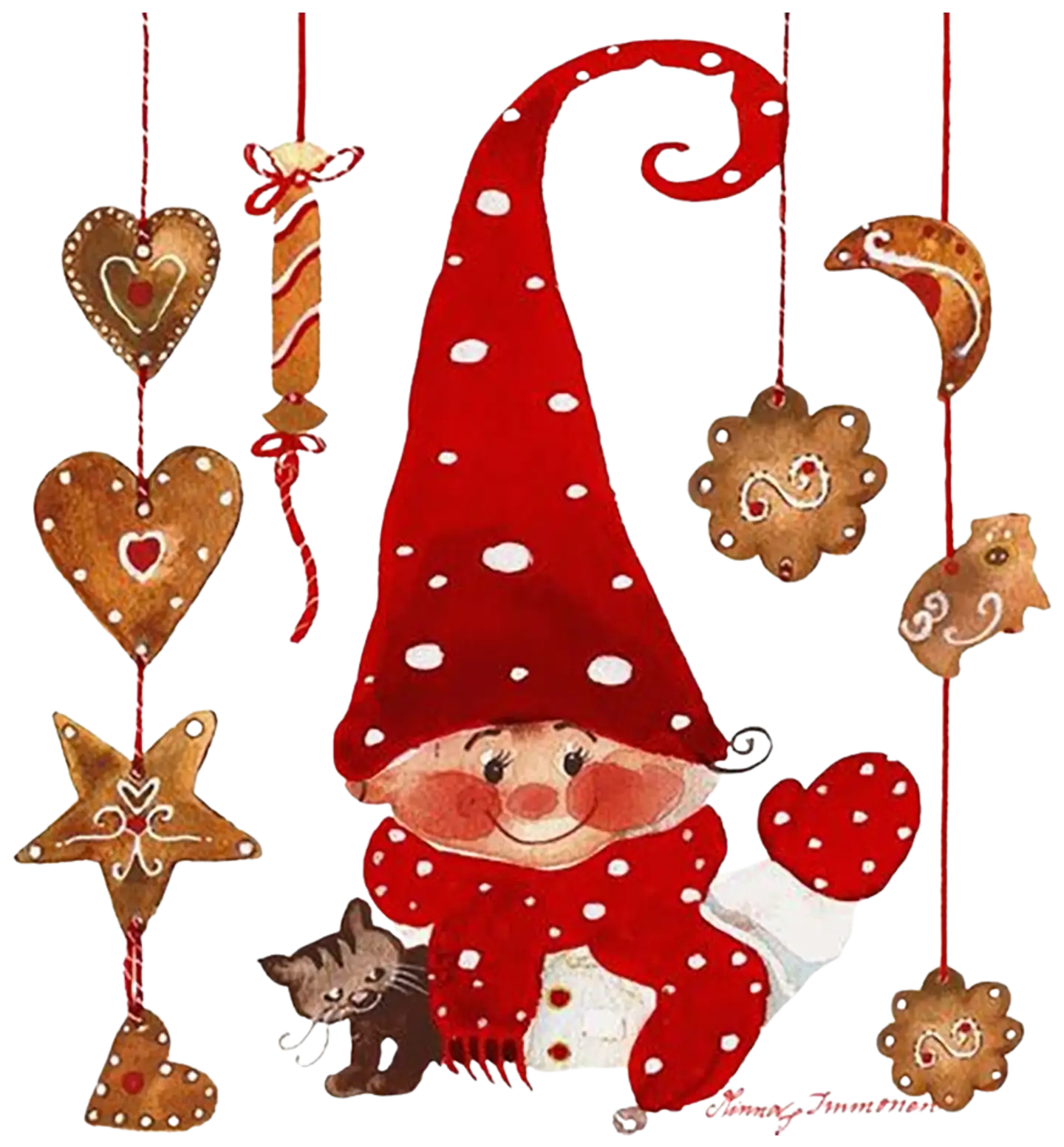 Havi Tonttupoika lautasliina 20kpl/33cm