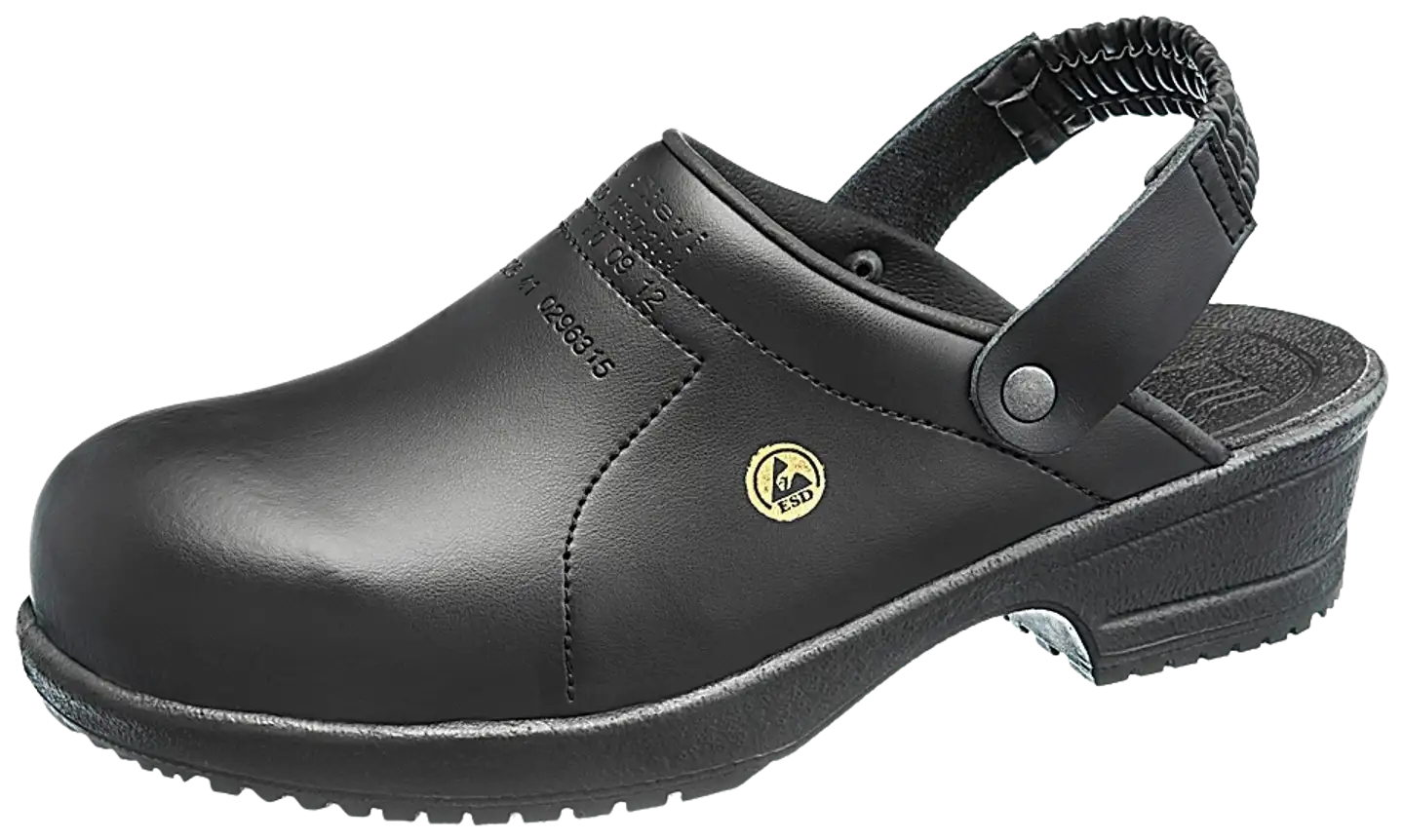 Sievi miesten hollannikkaat nahkaa - MUSTA