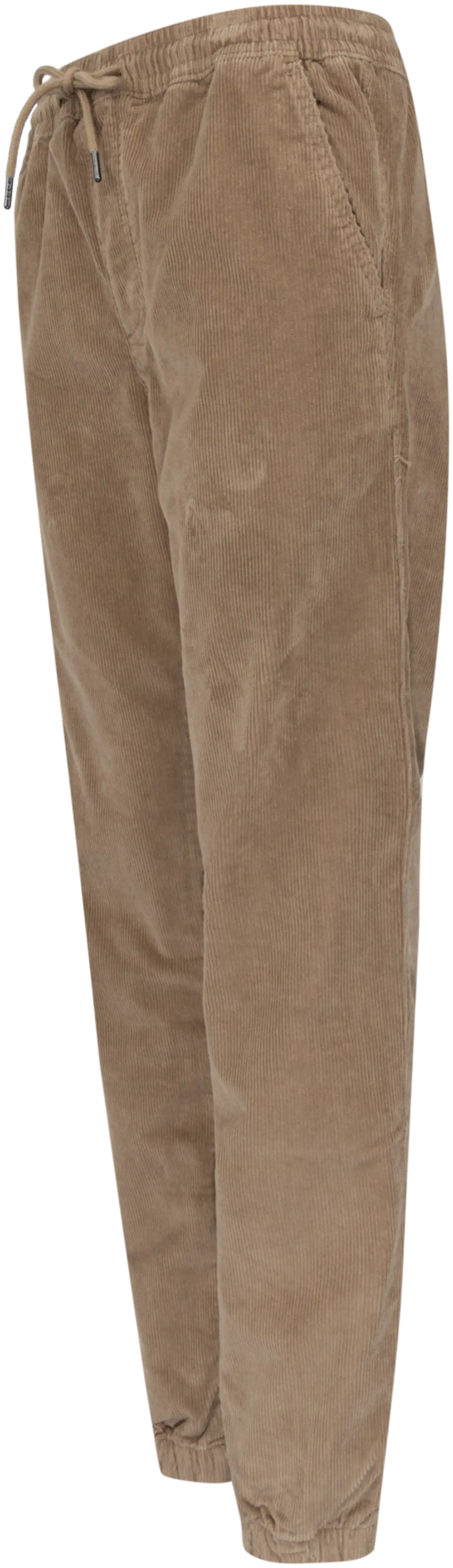 TEX miesten samettijoggerit I992604 - CAMEL LIGHT - 2