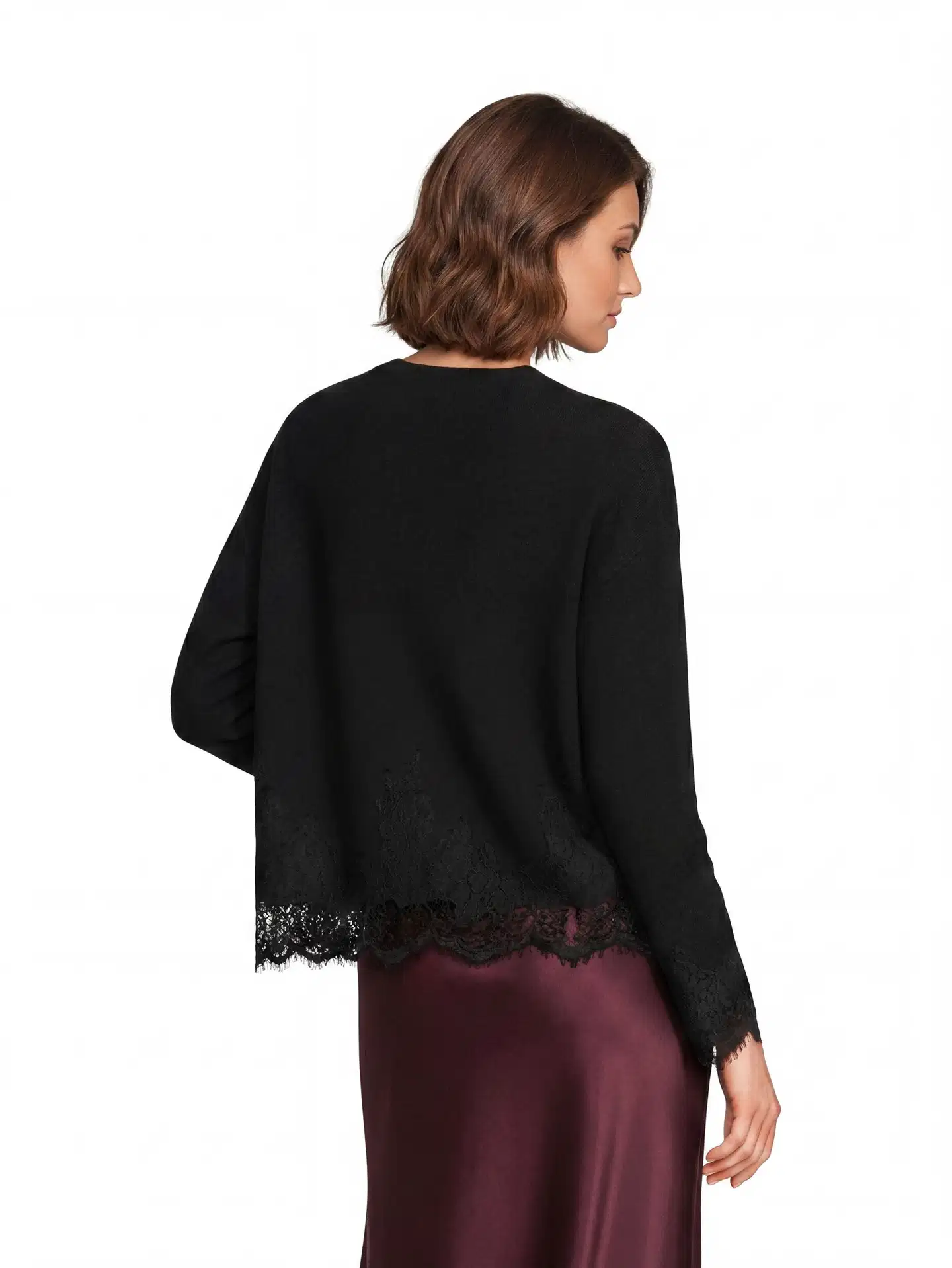 London Fog naisten juhlaneule 213L264030 - black - 3