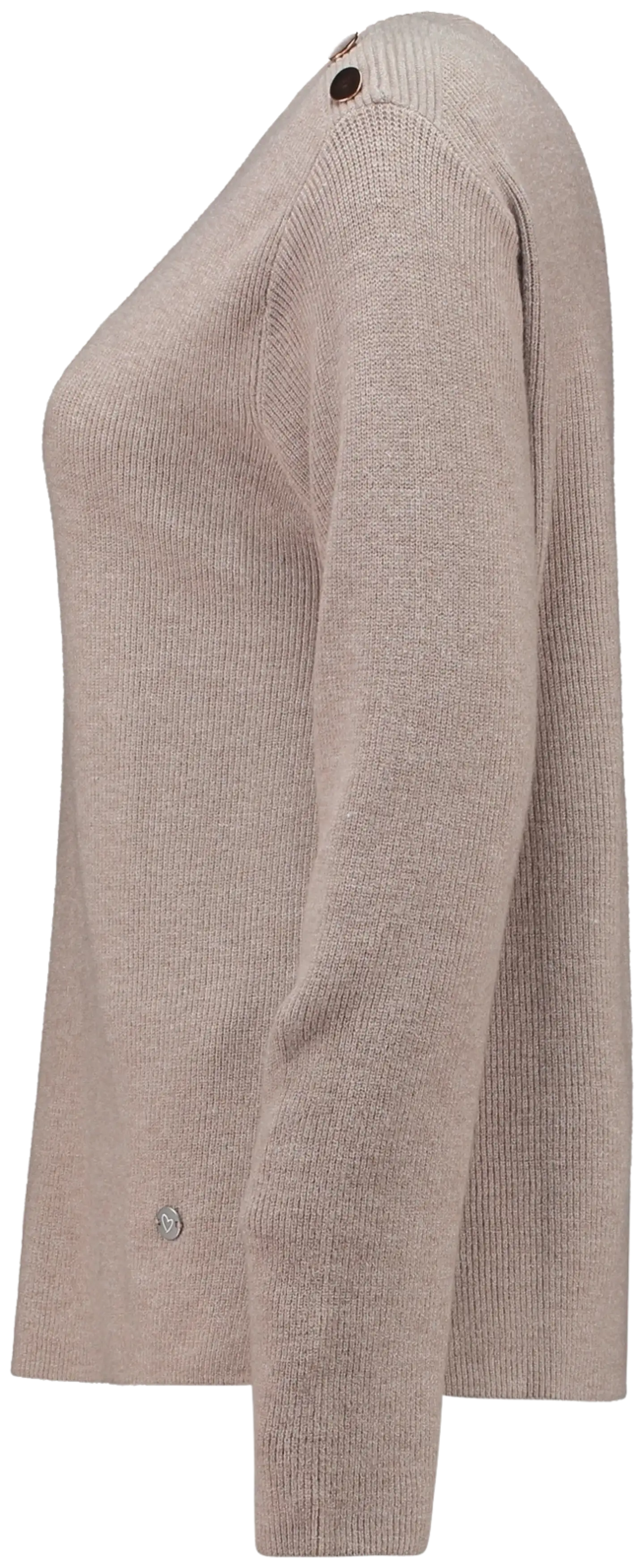 Zabaione Naisten neule ab44ela cok-po-251-0340 - taupe mel - 2