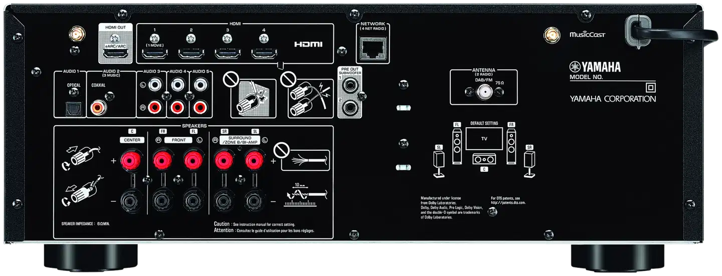 Yamaha kotiteatteripaketti YHT-4960BL - 2