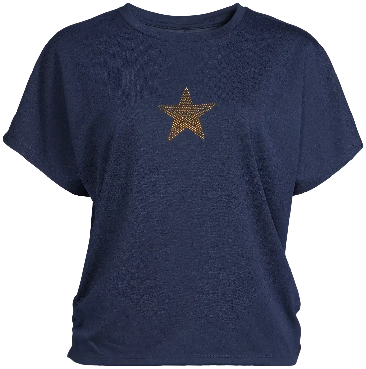 WKLY. naisten lyhythihainen trikoopusero 213W282601 - Navy - 2