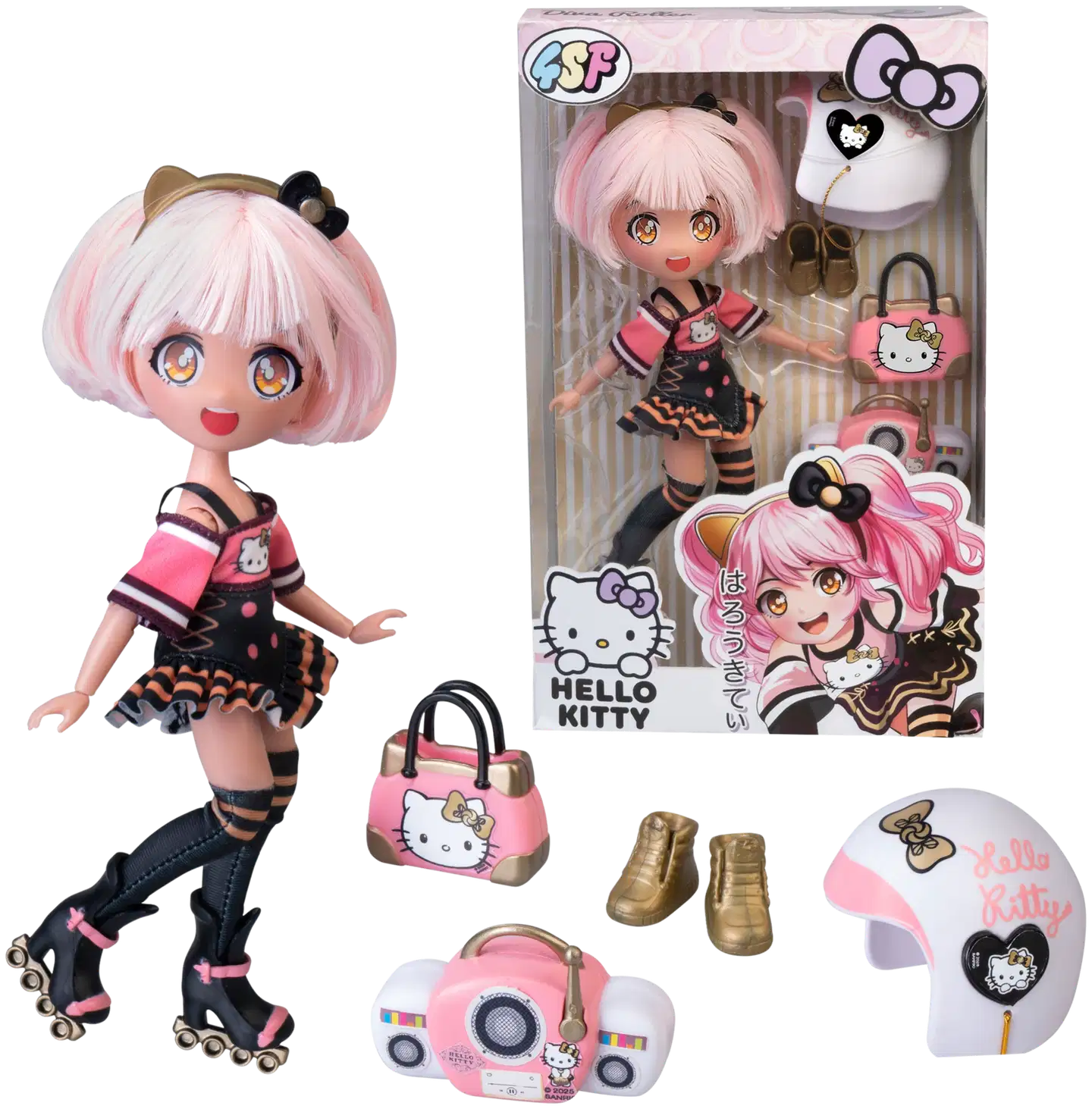 Hello Kitty Golden Diva Roller -nukke - 1