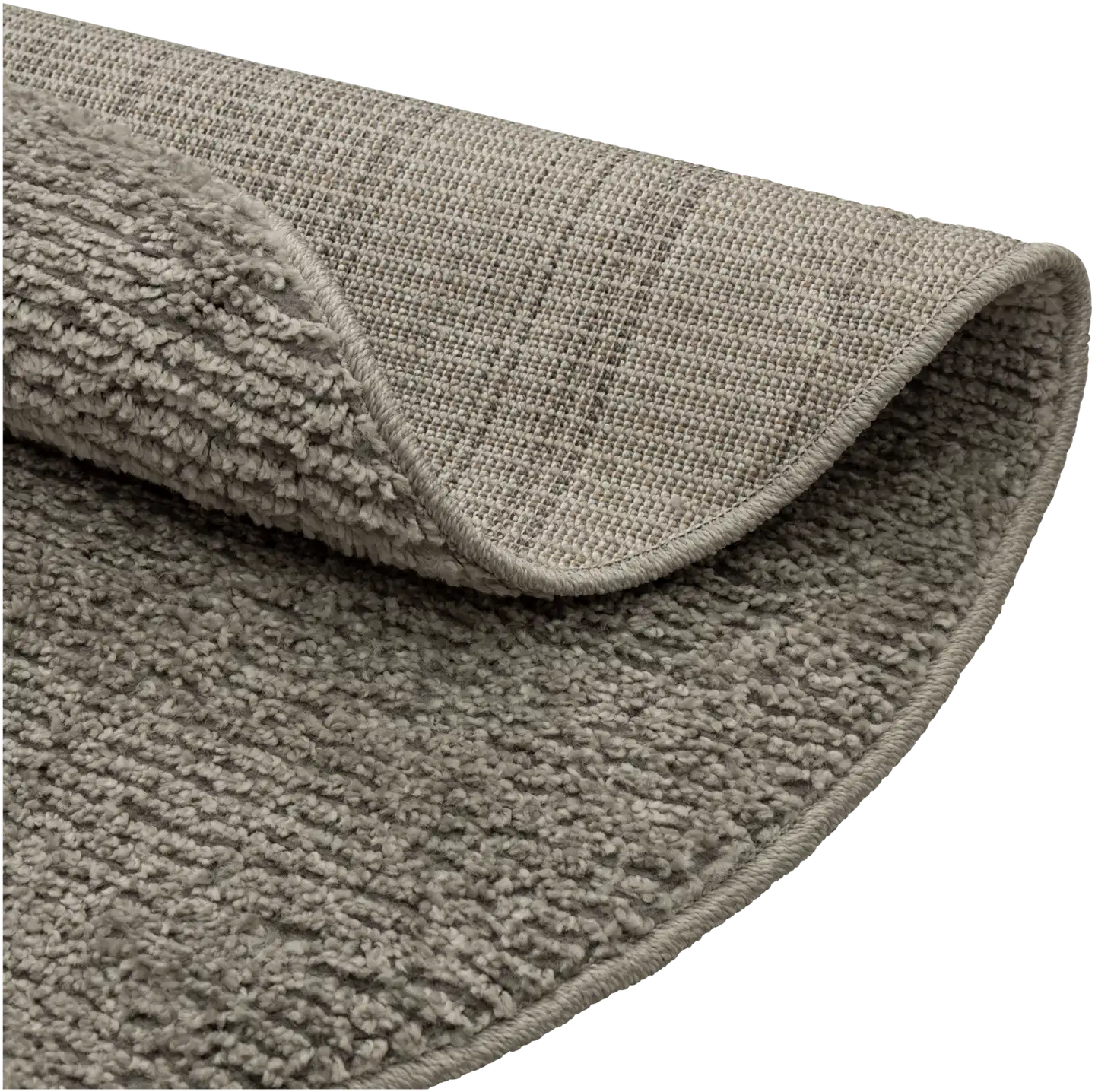 House nukkamatto Puffy pyöreä 80 cm vaaleanharmaa - 2