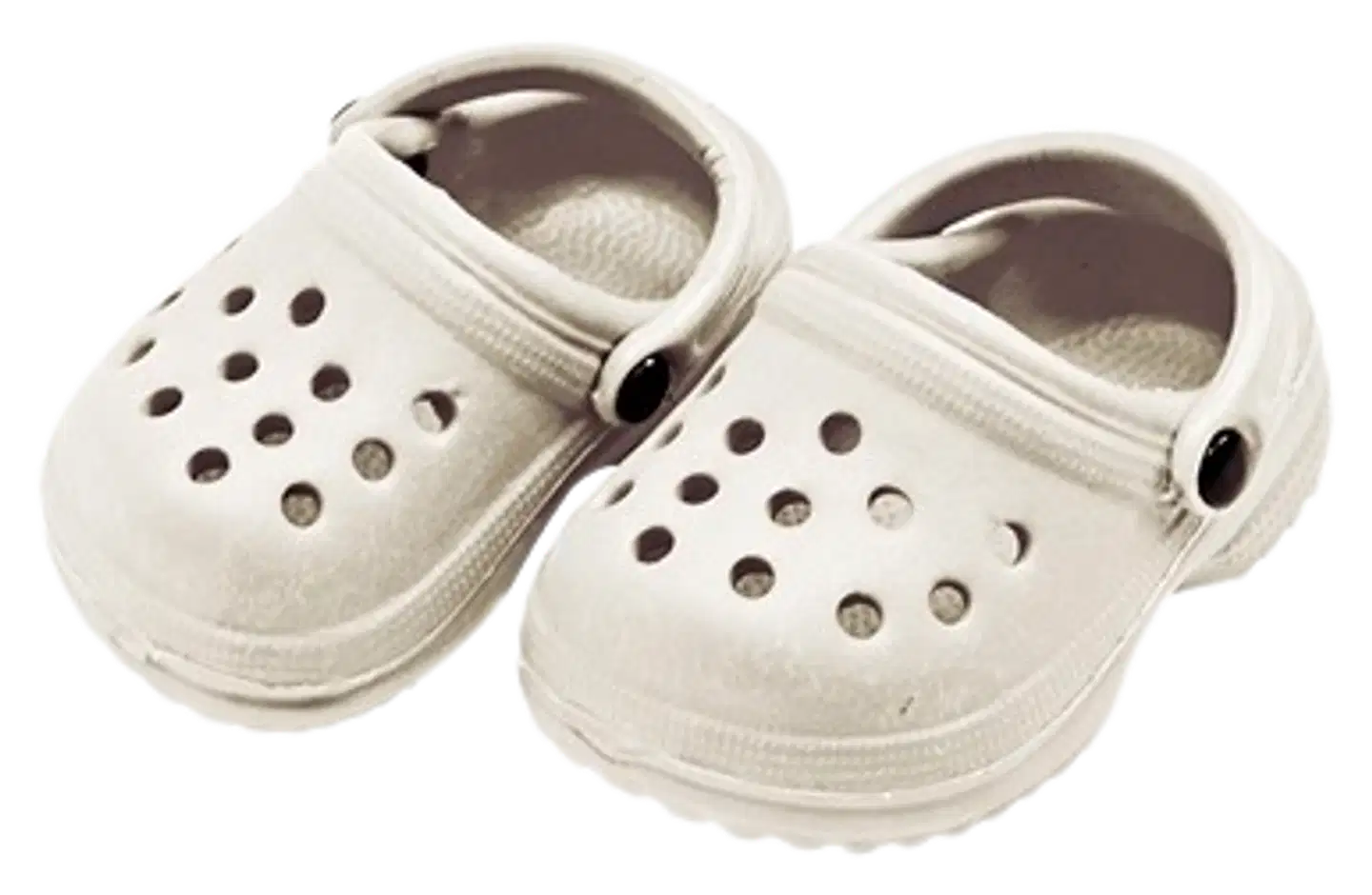 Nuken clogs sandaalit , beige, 35-45 cm nukelle