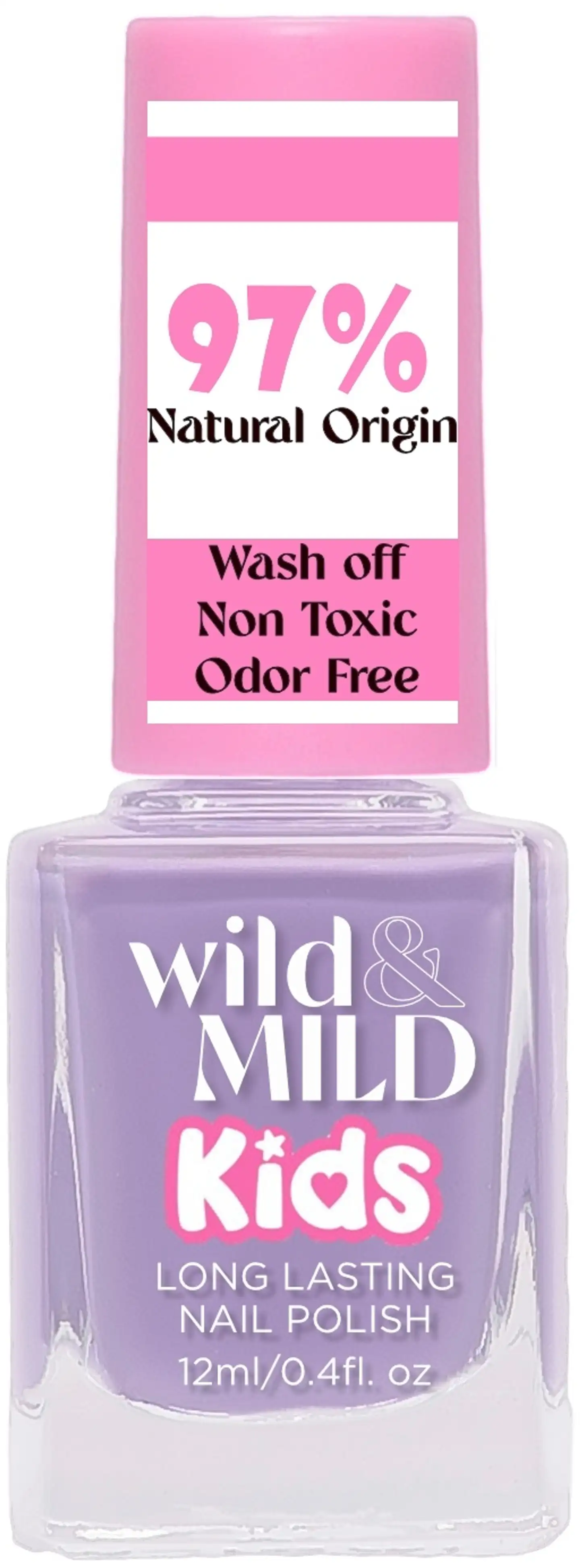 Wild&Mild Kids nail polish KC003 Aqua Splash 12ml - Pearl Princess