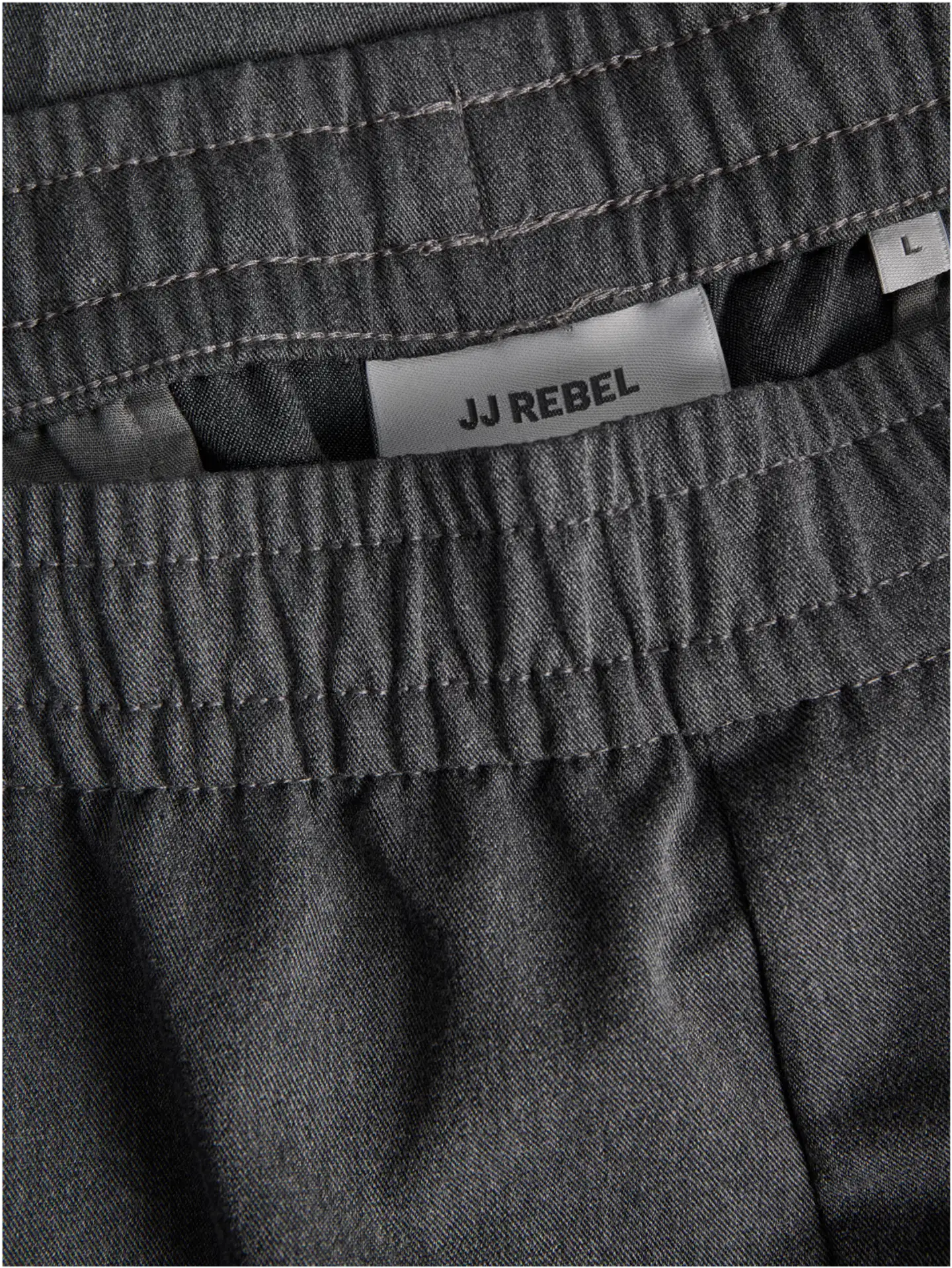 JJ Rebel miesten housut Jrebkenni 12306134 - Grey Melange - 3