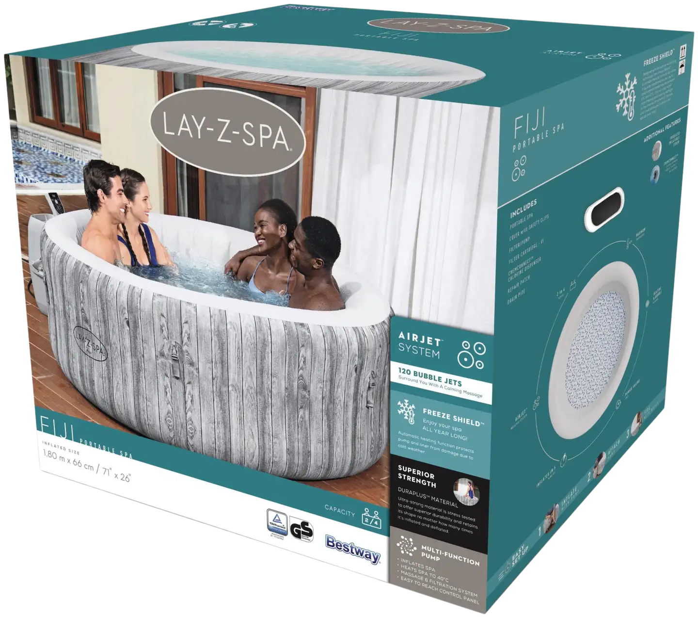 Lay-Z-Spa Fiji Airjet - 4