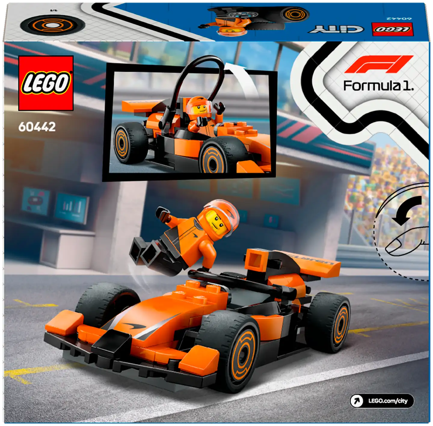 LEGO® City F1®-kuljettaja ja McLaren-kilpa-auto 60442 - 3