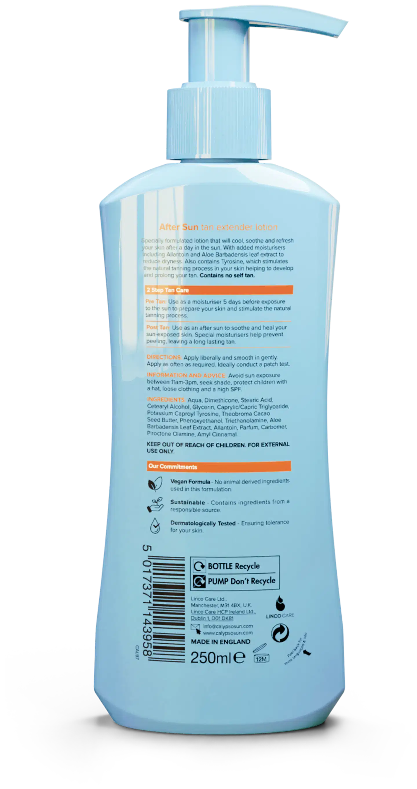 Calypso after sun -voide 250 ml - 2