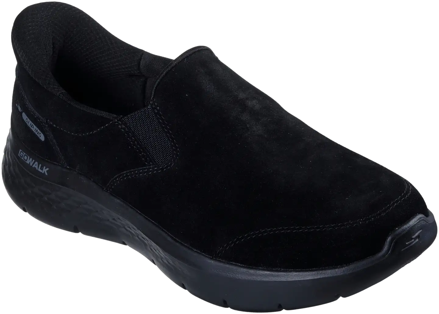 Skechers Go walk flex naisten SlipIns kävelykenkä - BLACK - 1