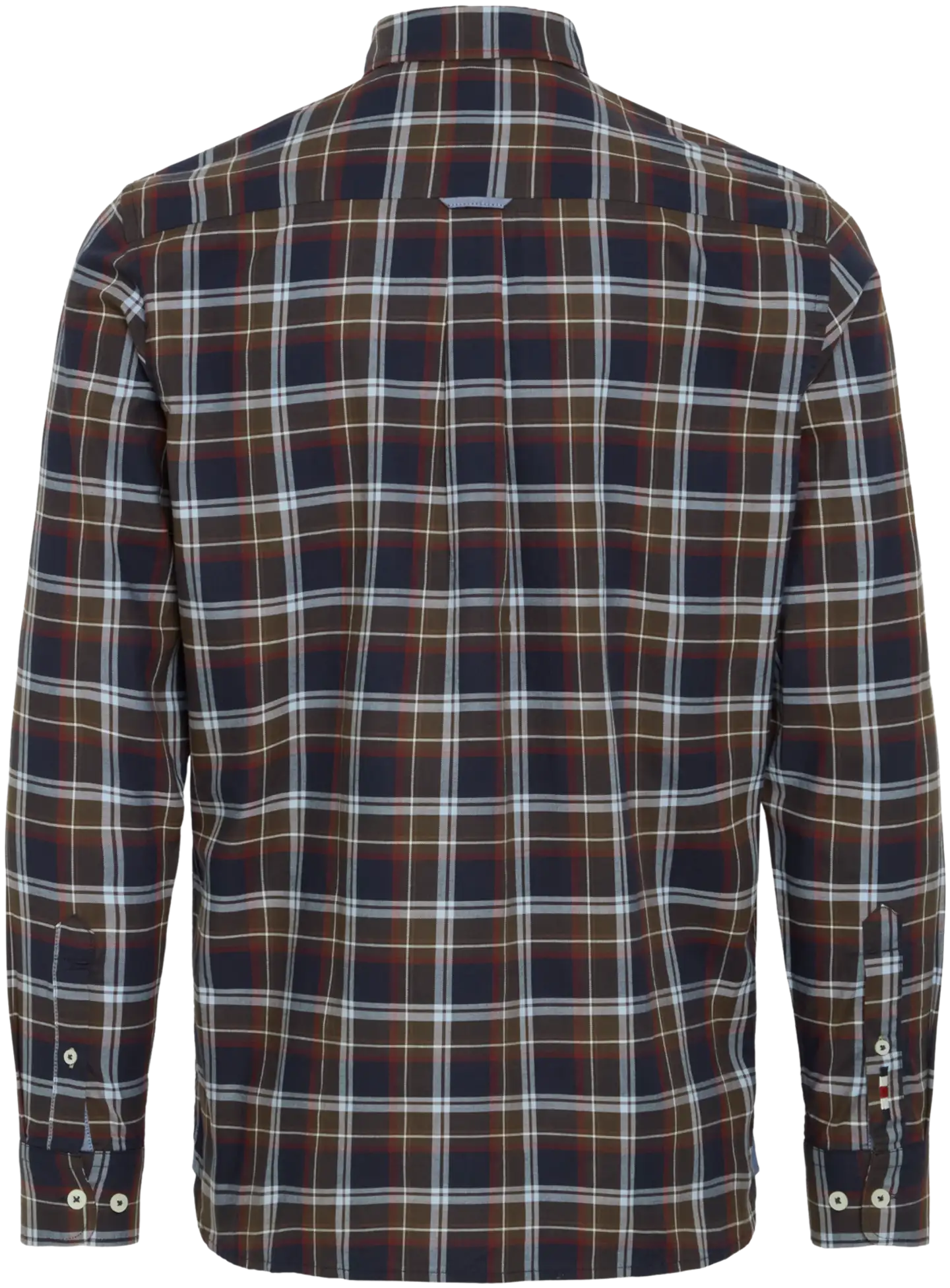 FQ1924 miesten ruudullinen kauluspaita FQBROMONT - Turkish Coffee - 2