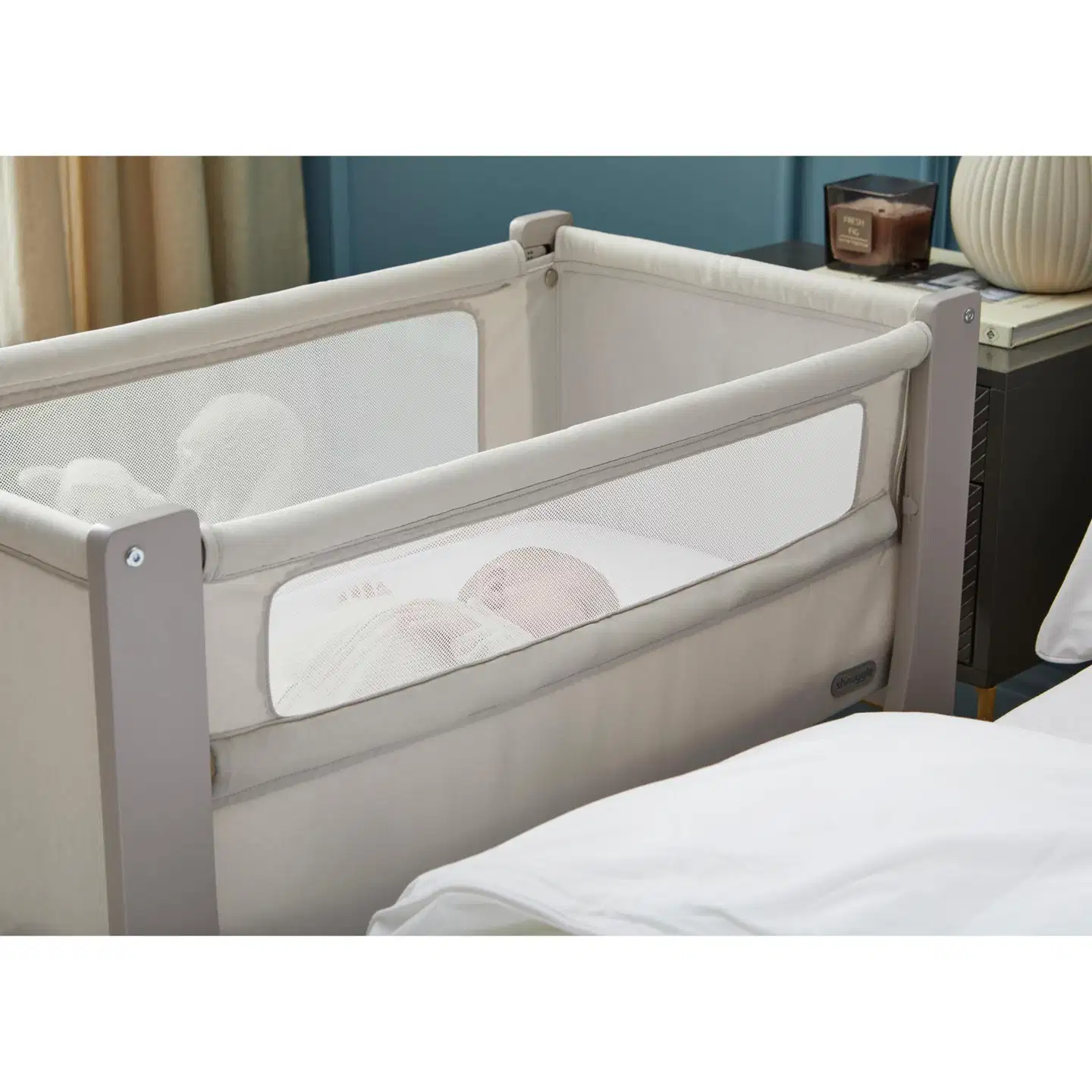 Shnuggle lastensänky taupe - 3