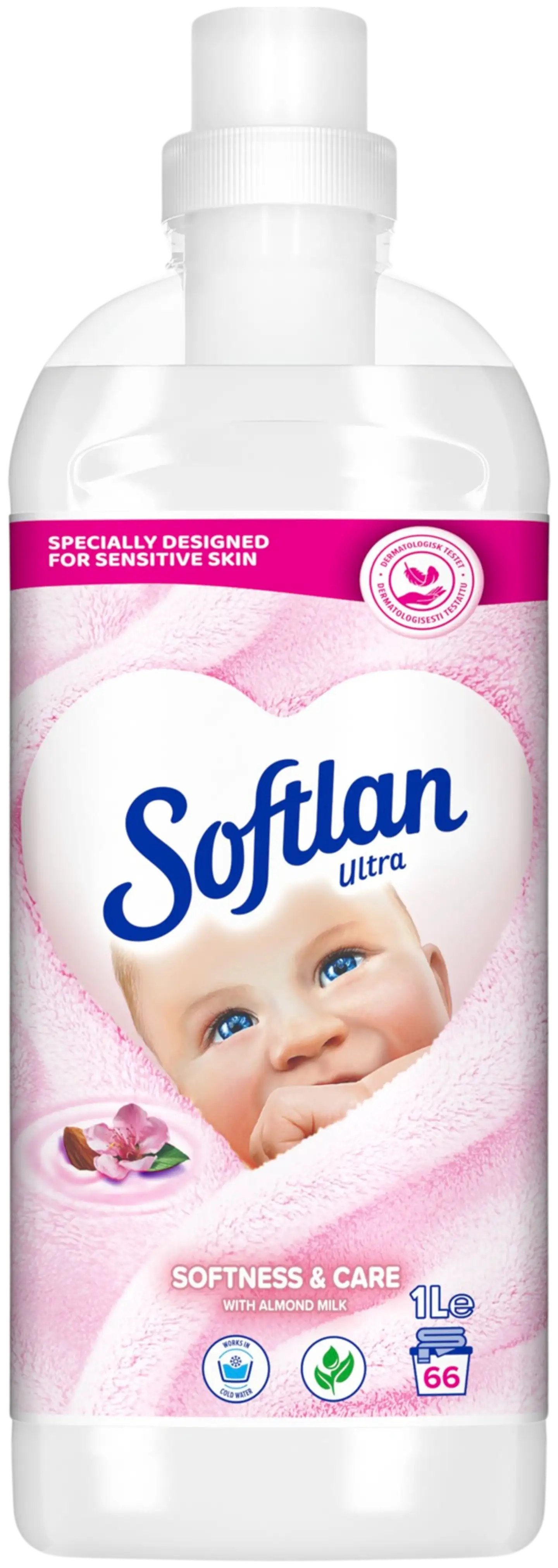 Softlan Ultra Softness & Care huuhteluaine 1000ml