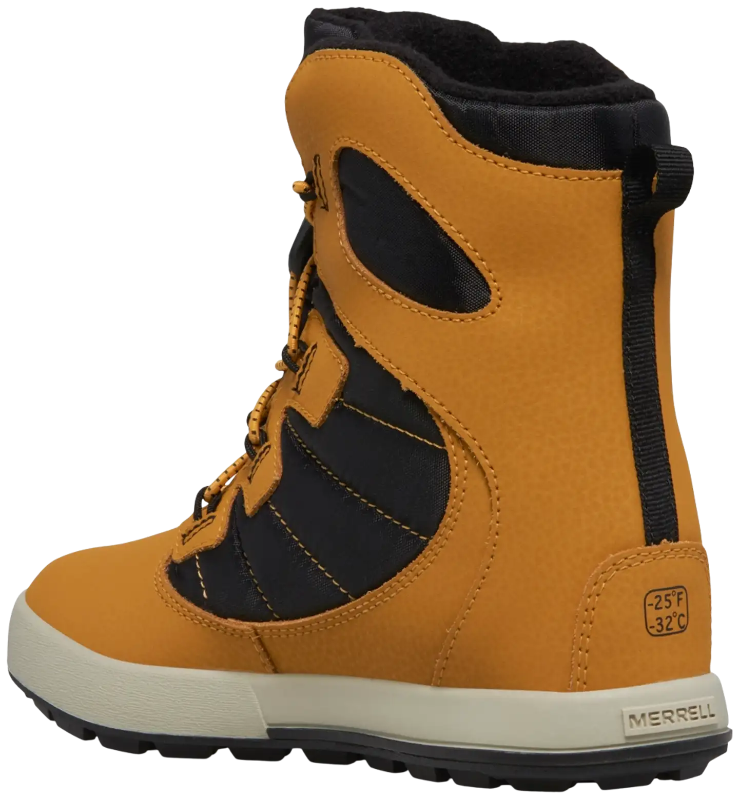 Merrell lasten vedenpitävä talvikenkä Snow Bank 4.0 - Wheat/Black - 3