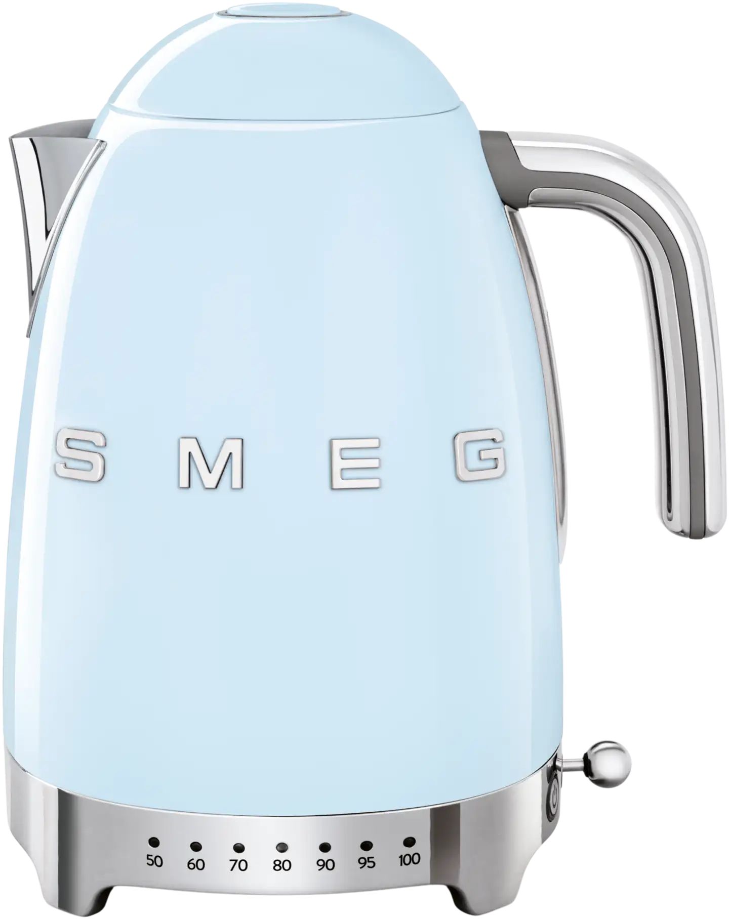 Smeg KLF04PBEU vedenkeitin lämpötilan säädöllä, pastellinsininen - 1