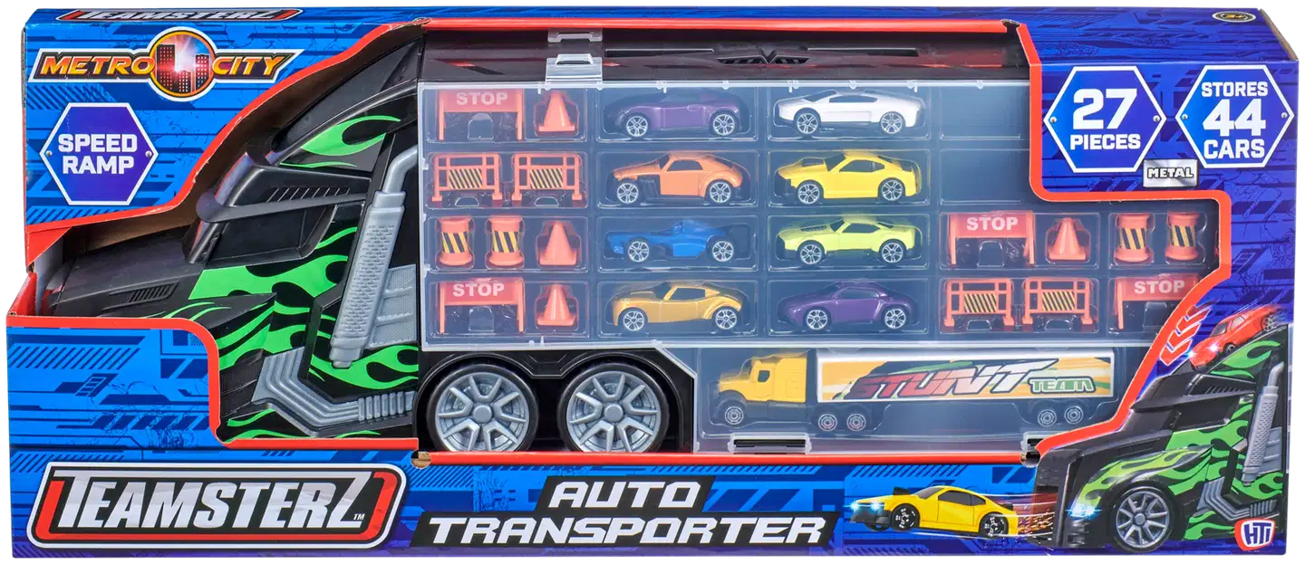Teamsterz Metro City Auto Transporter Truck - 3