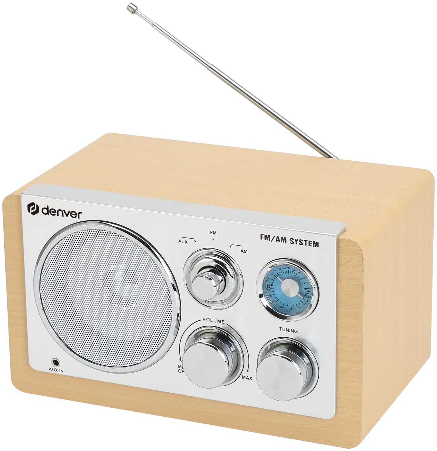 Denver radio TR-63LW vaalea puu - 1