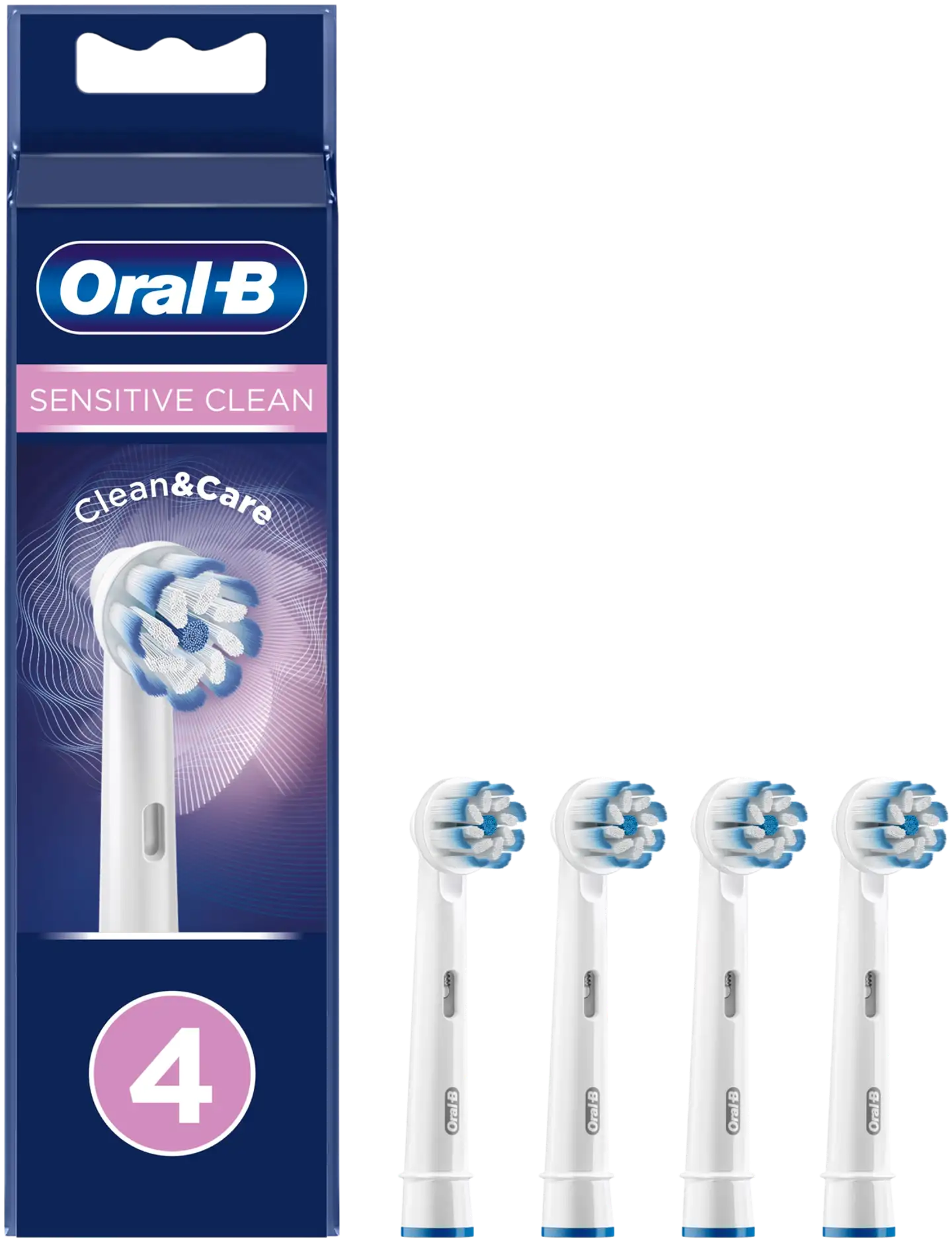 Oral-B Vaihtoharja Sensitive Clean & Care 4kpl - 1