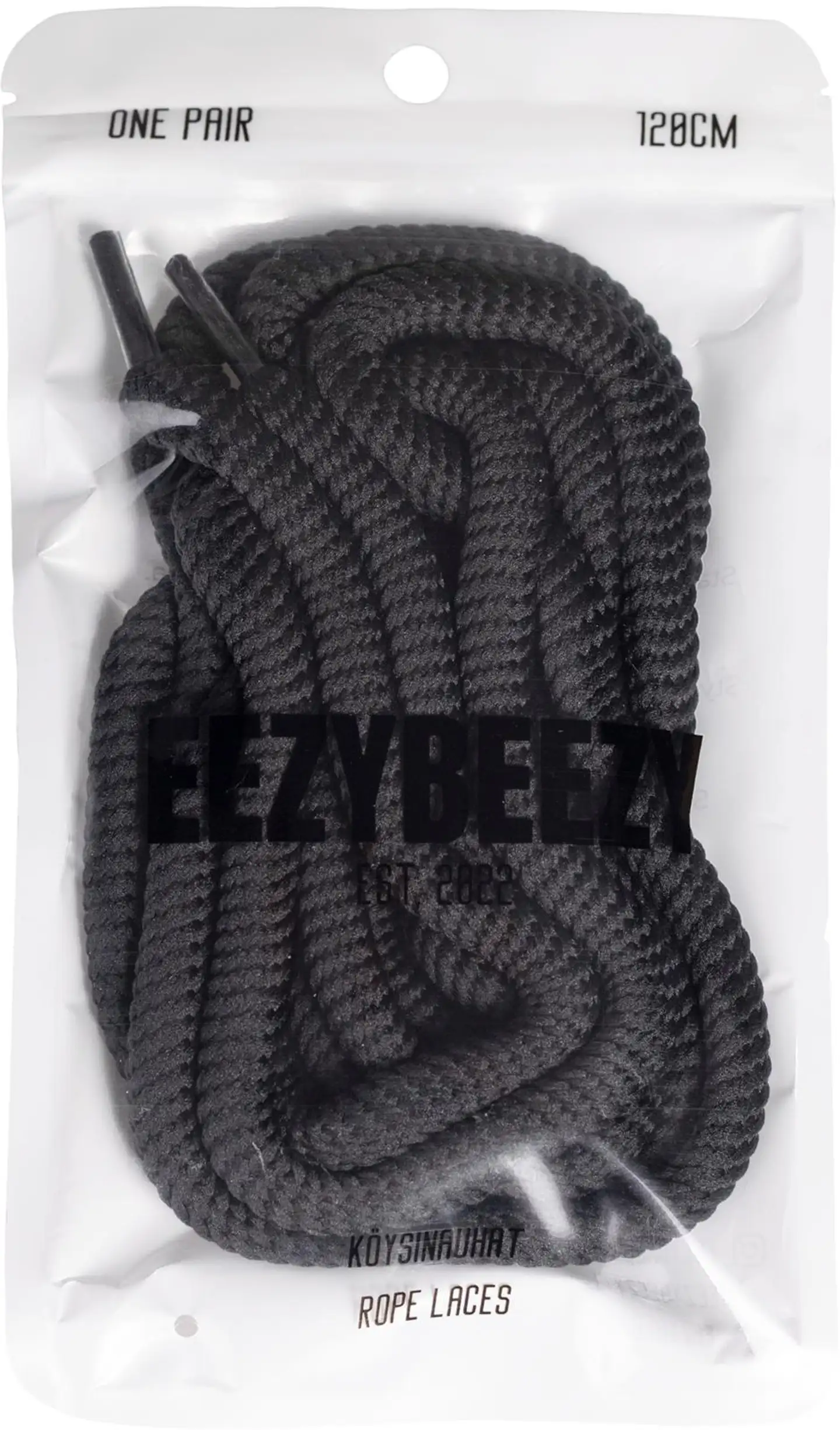 EEZYBEEZY köysinauhat, musta - 2