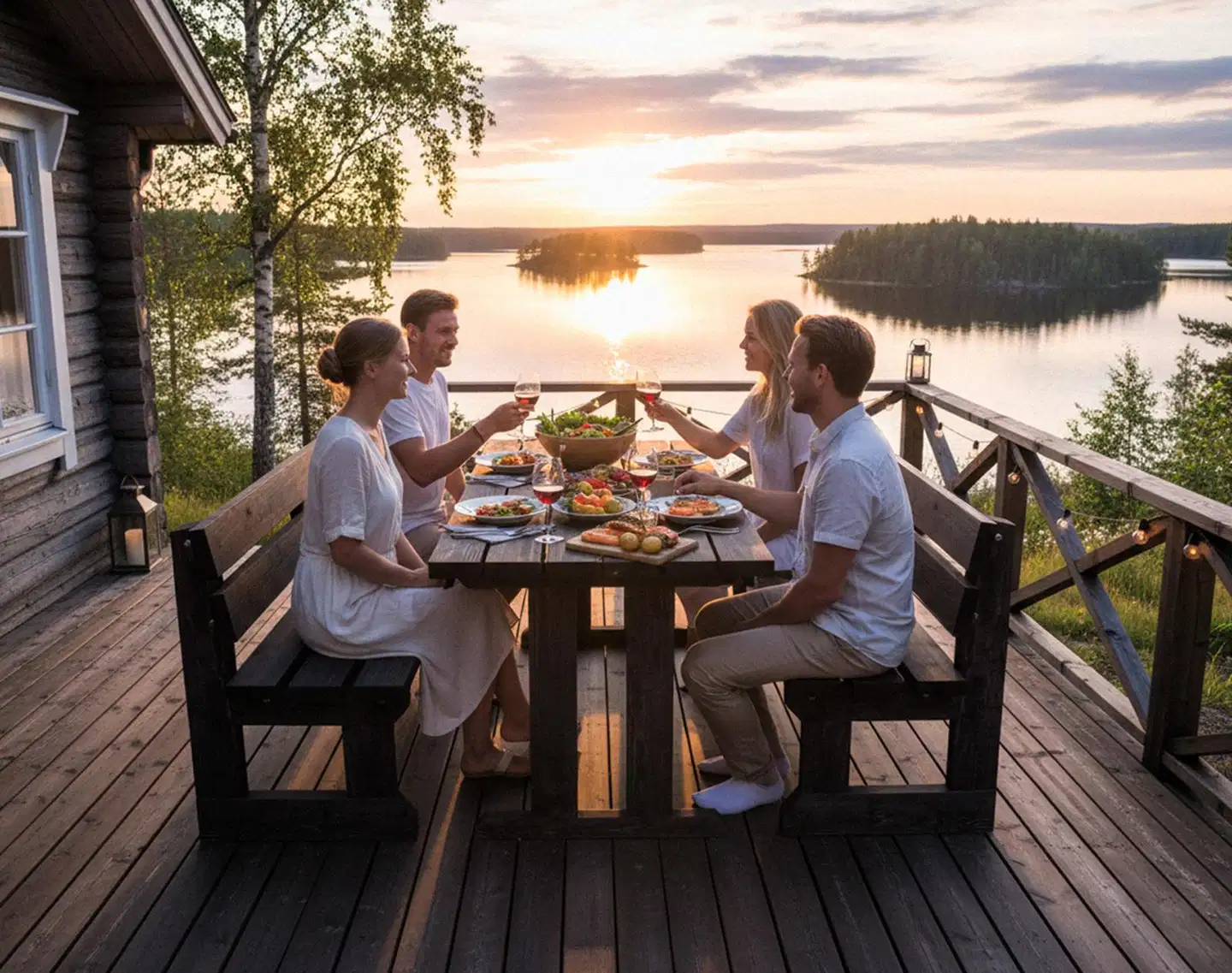 Jämäkkä kalusteryhmä 1700, grafiitin harmaa, 170x170x74cm - 4