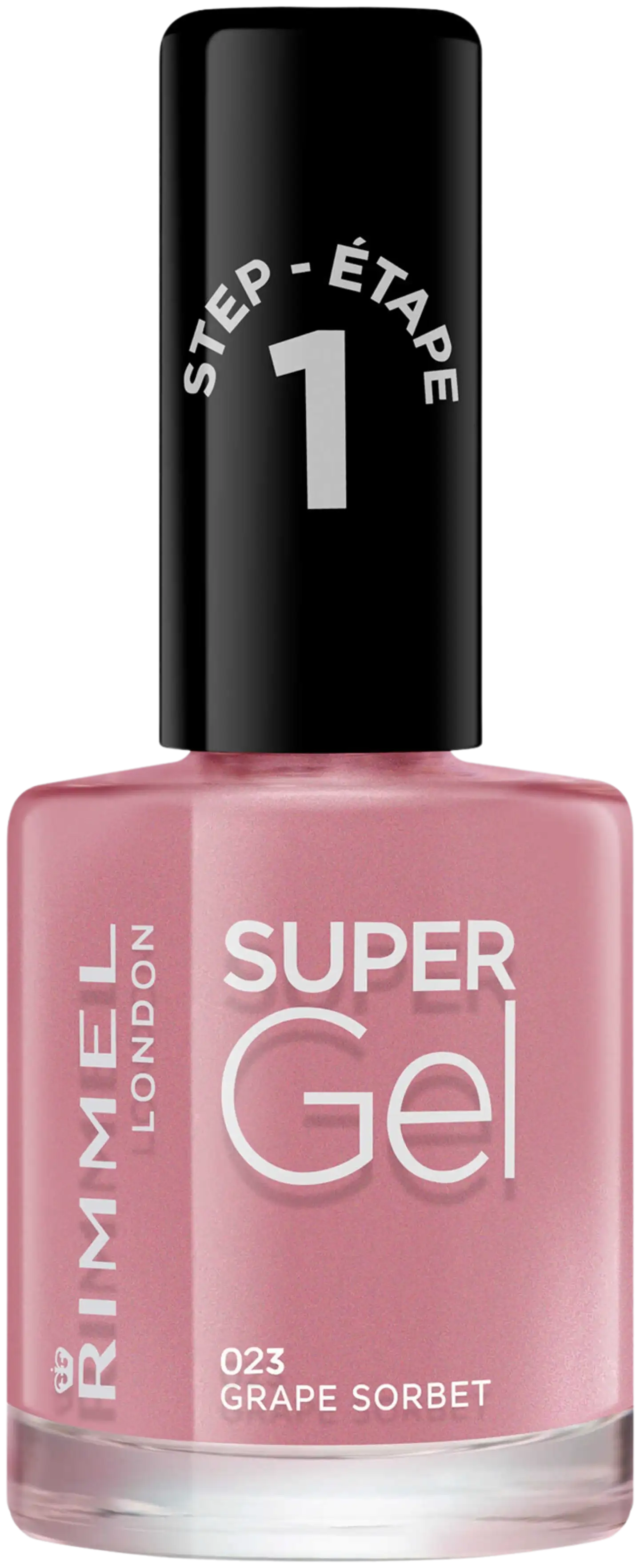 Rimmel 12ml Super Gel Nail Polish 023 Grape Sorbet kynsilakka - 1