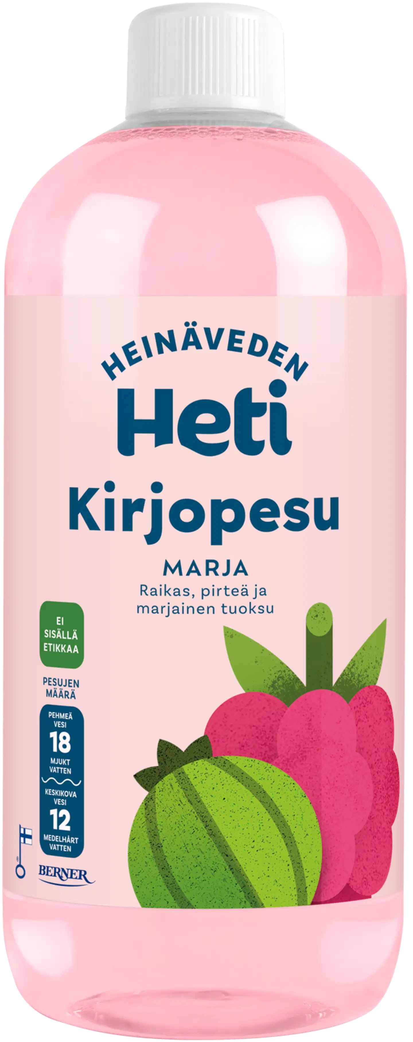 Heinäveden Heti 750ml Kirjopesu Marja pyykinpesuneste