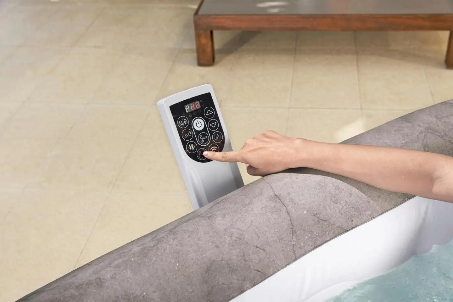 Lay-Z-Spa Rome Ultrafit Smart Airjet 180X180X71 Cm - 6