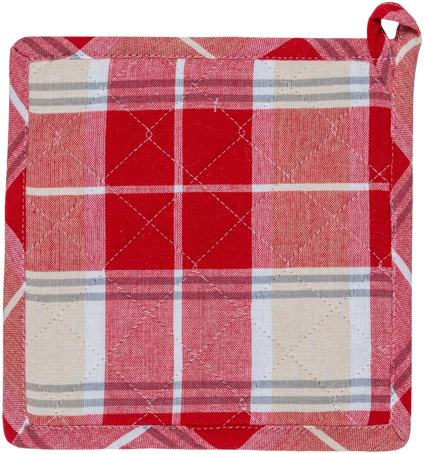 House patalappu X-mas Check 22x22 cm punainen