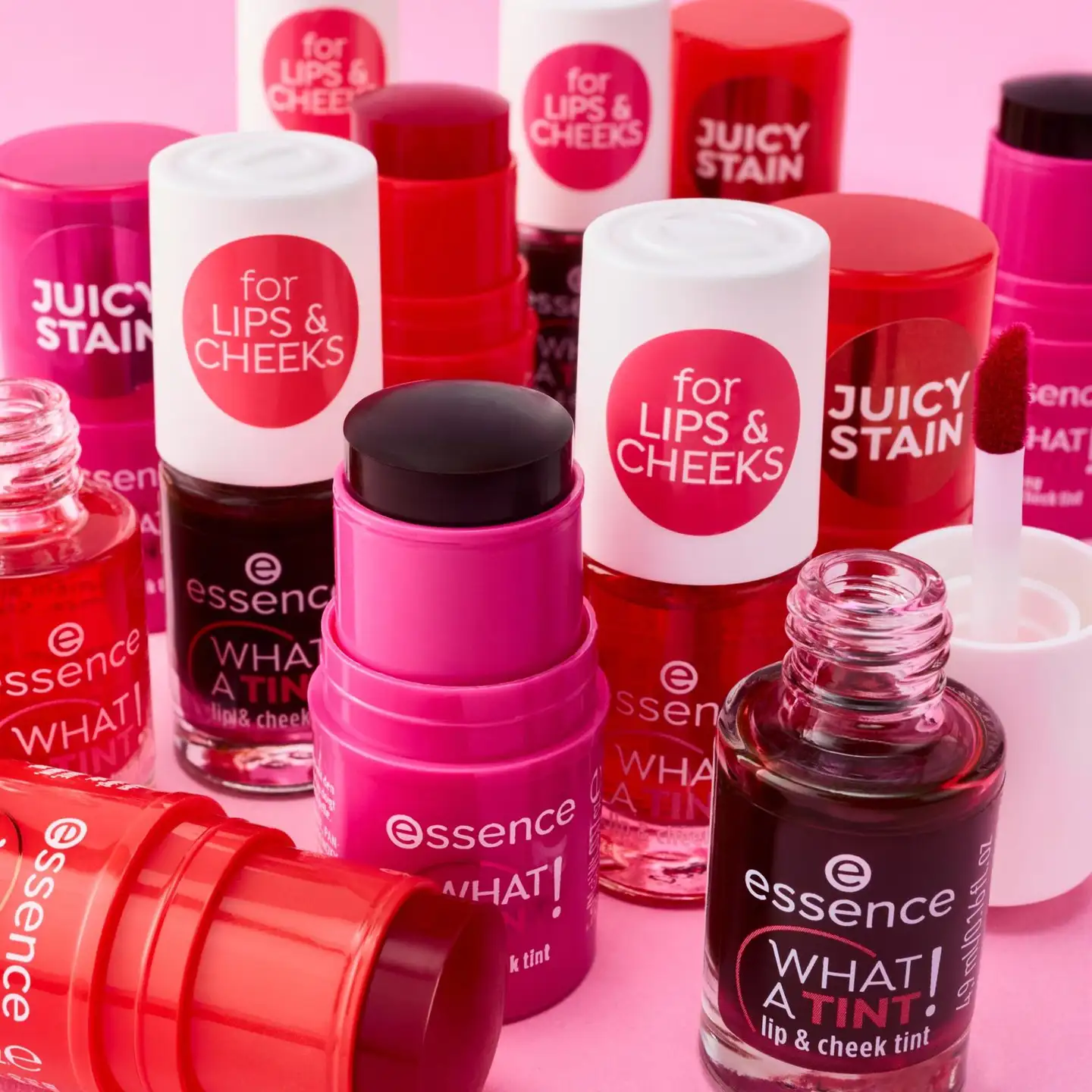 essence WHAT A TINT! staining lip & cheek tint 10 Raspberry Vibes 5 g - Raspberry Vibes - 9