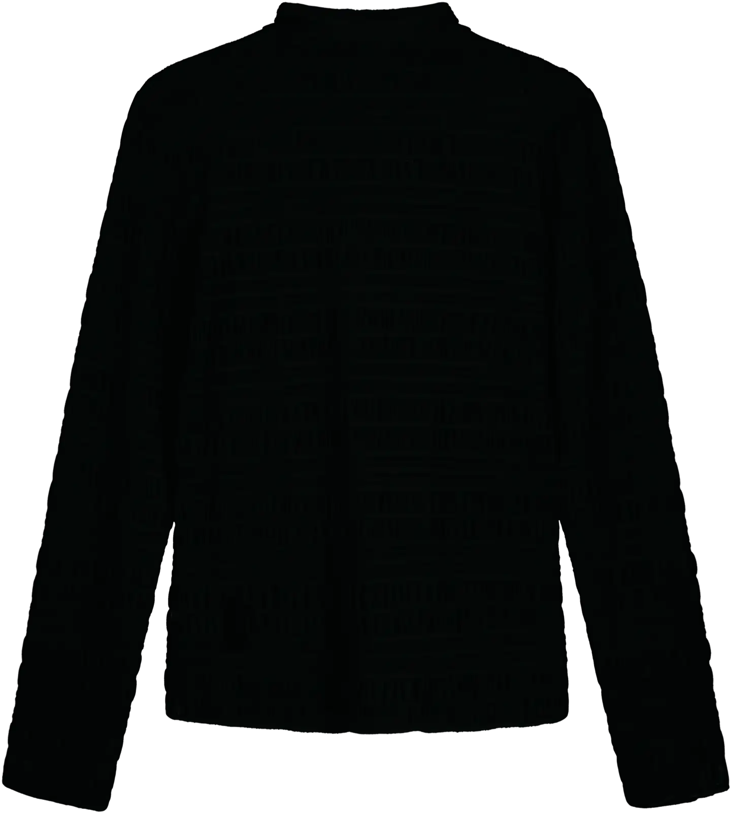 WKLY. naisten mesh trikoopoolo 213W040200 - BLACK - 2