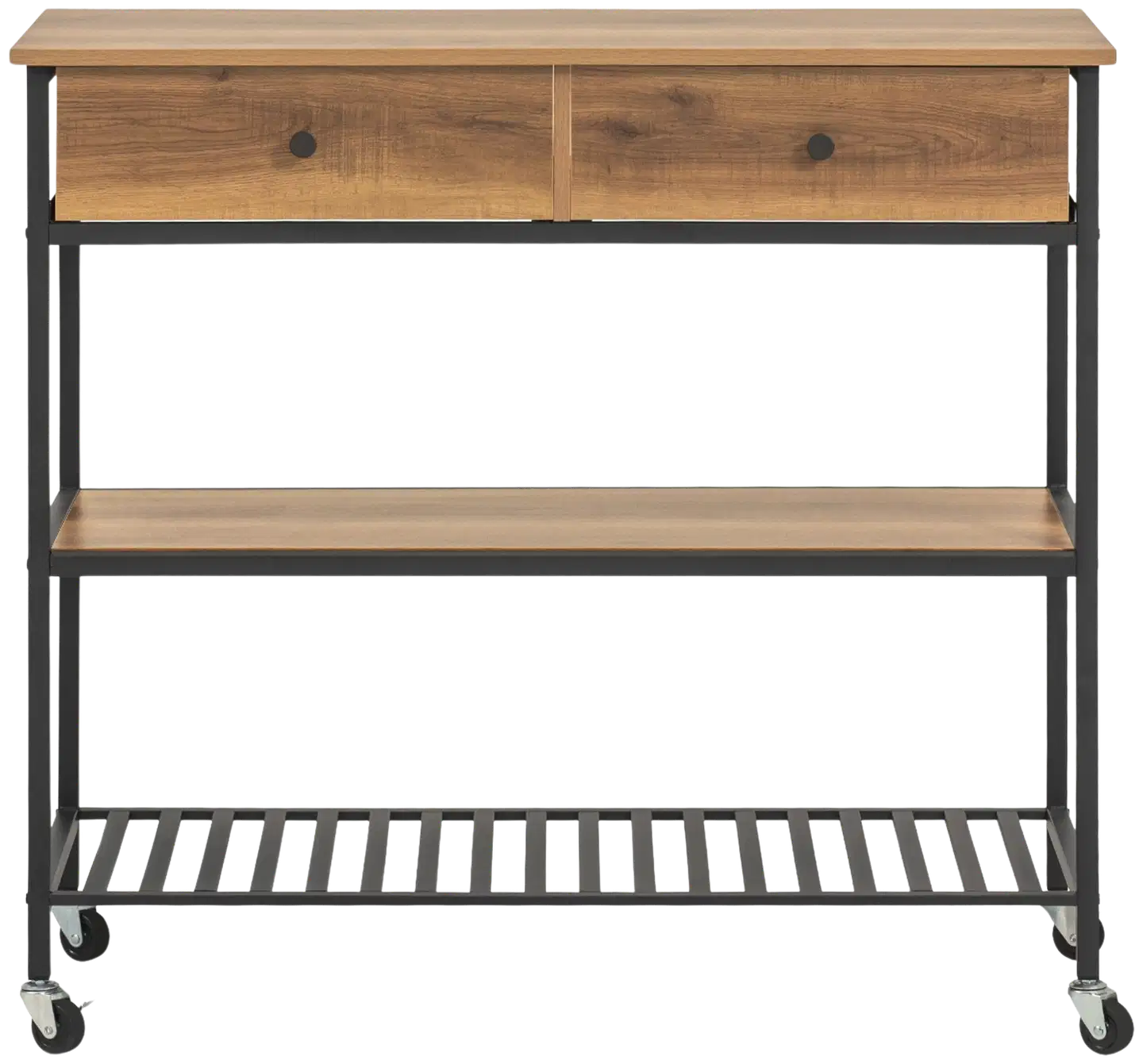 SoBuy keittiösaareke ruskea FKW112-PF - 1